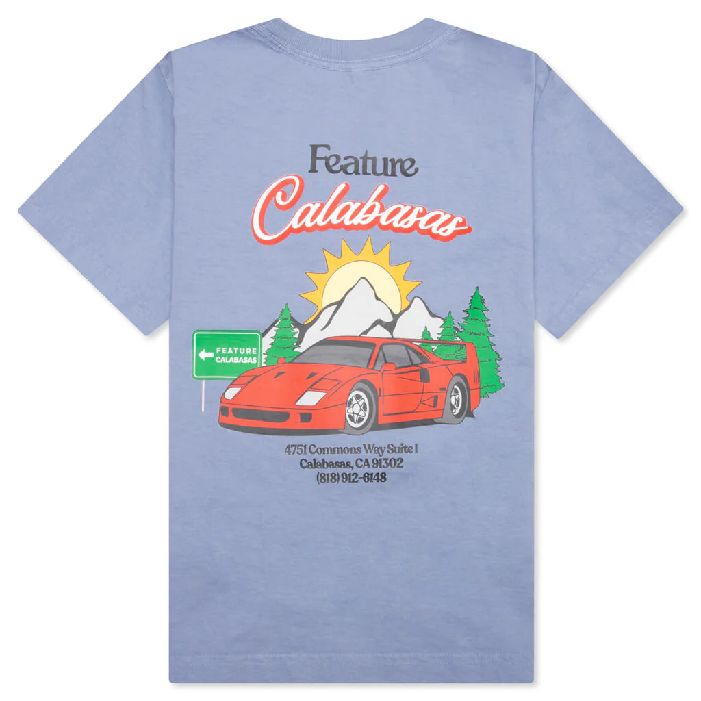 Kids C-40 S/S Tee - Clear Blue - Image 2