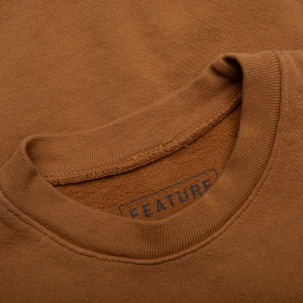 Kids Mushroom Crewneck - Ginger - Image 3