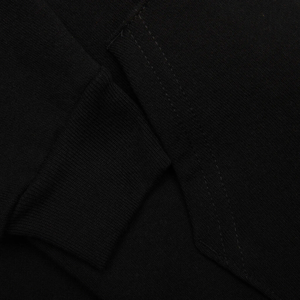 Kids Retro Hoodie - Black - Image 4