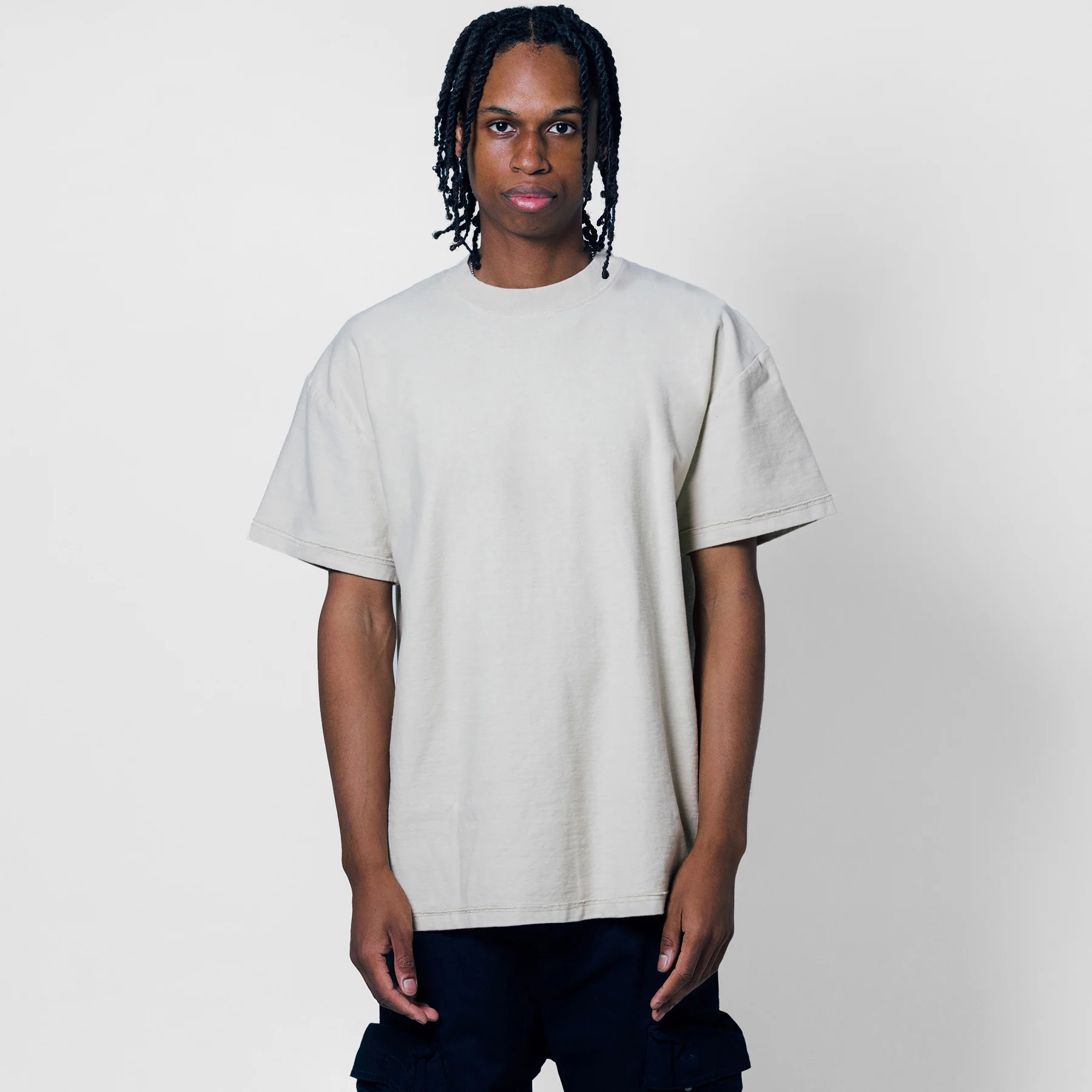 Koren Reversible Tee - Bincho-Tan - Image 9