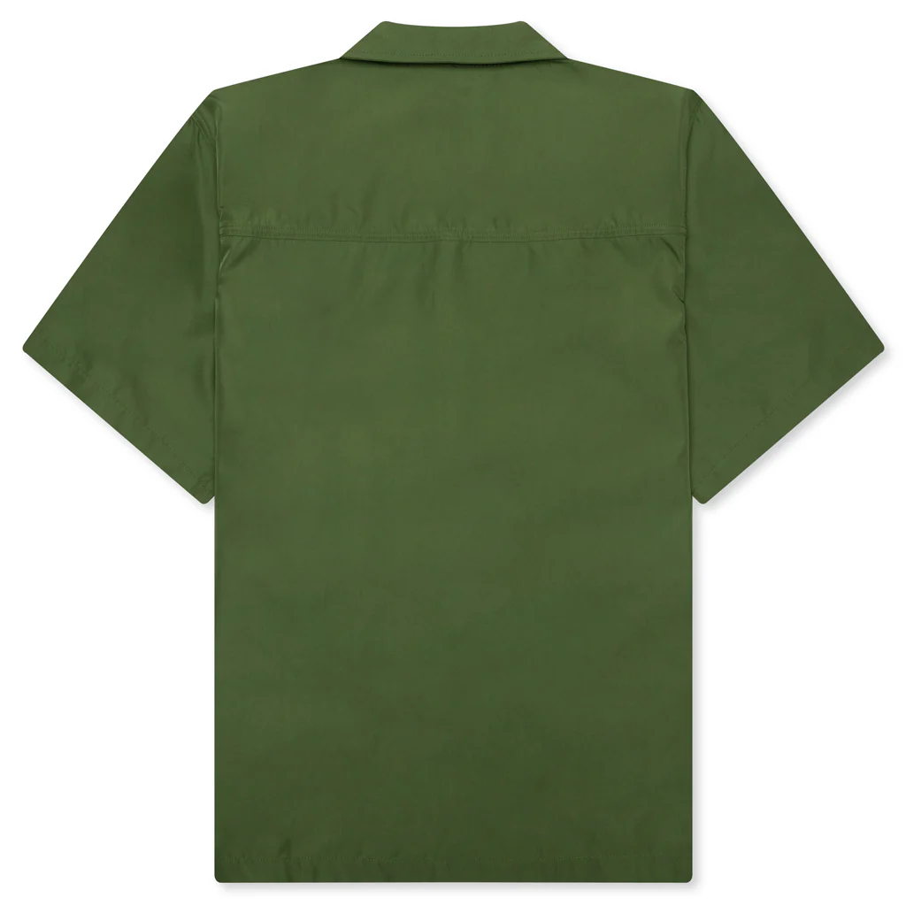 Judd Nylon Shirt - Olive - Image 2