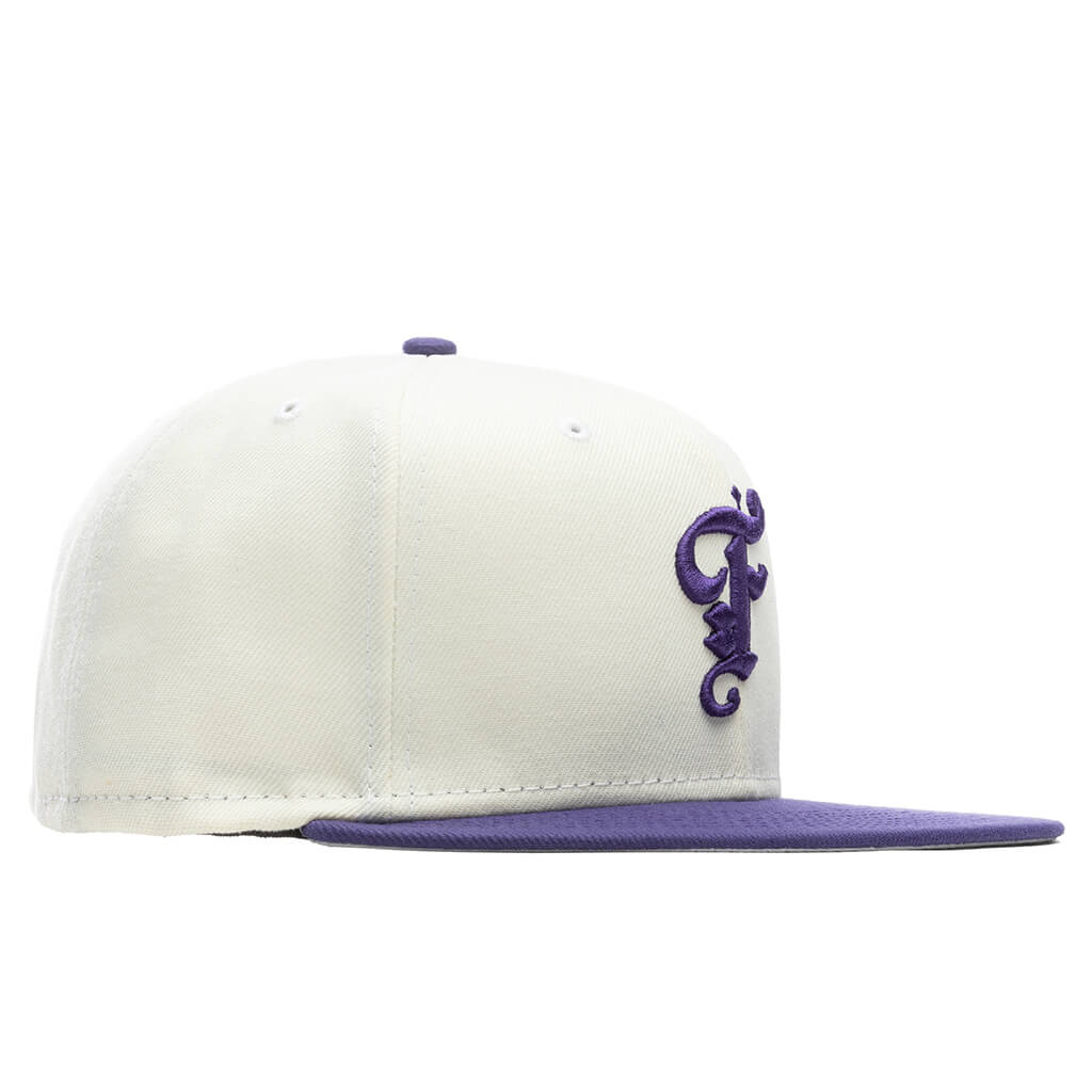 Feature x New Era OE Fitted Cap - Off-White/New Orchid - Image 3
