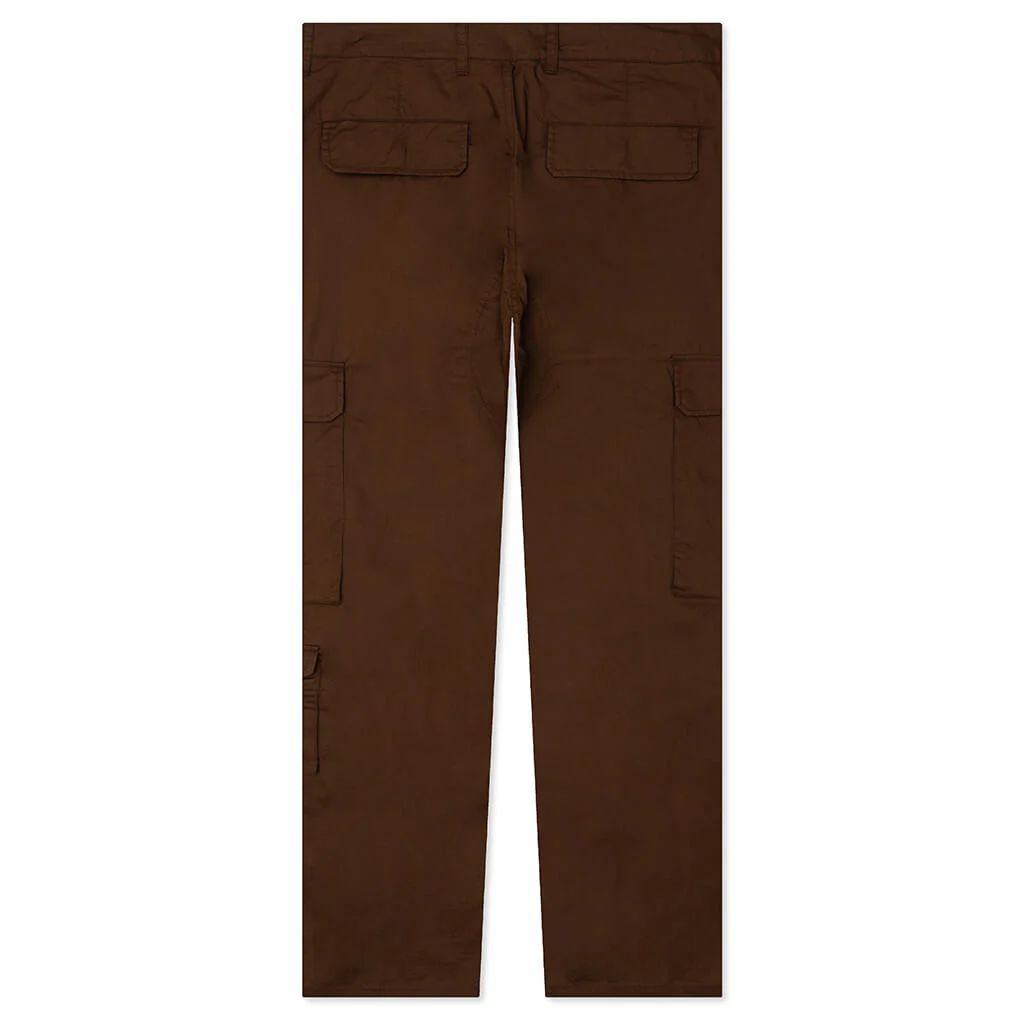 Pablo Utility Cargo Pants - Brown - Image 2