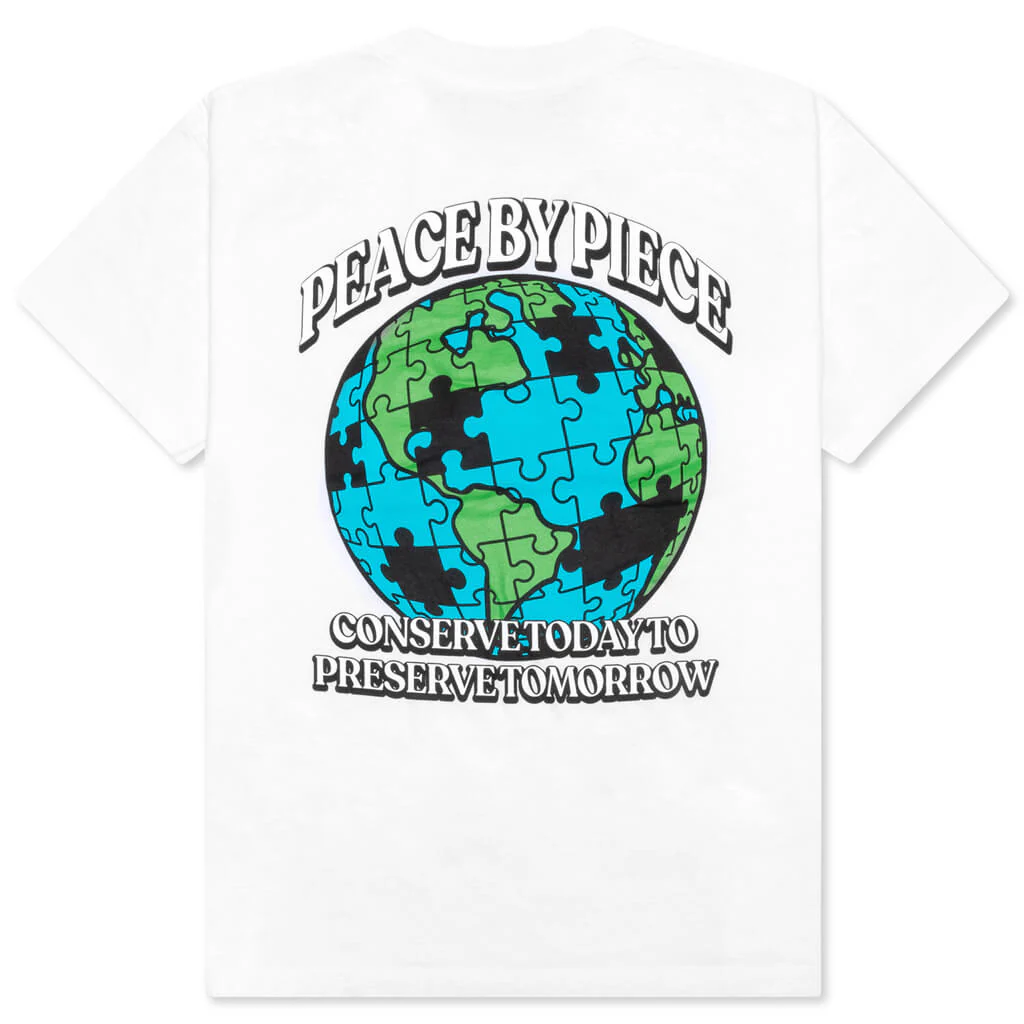 Peace by Piece Tee - White - Image 2
