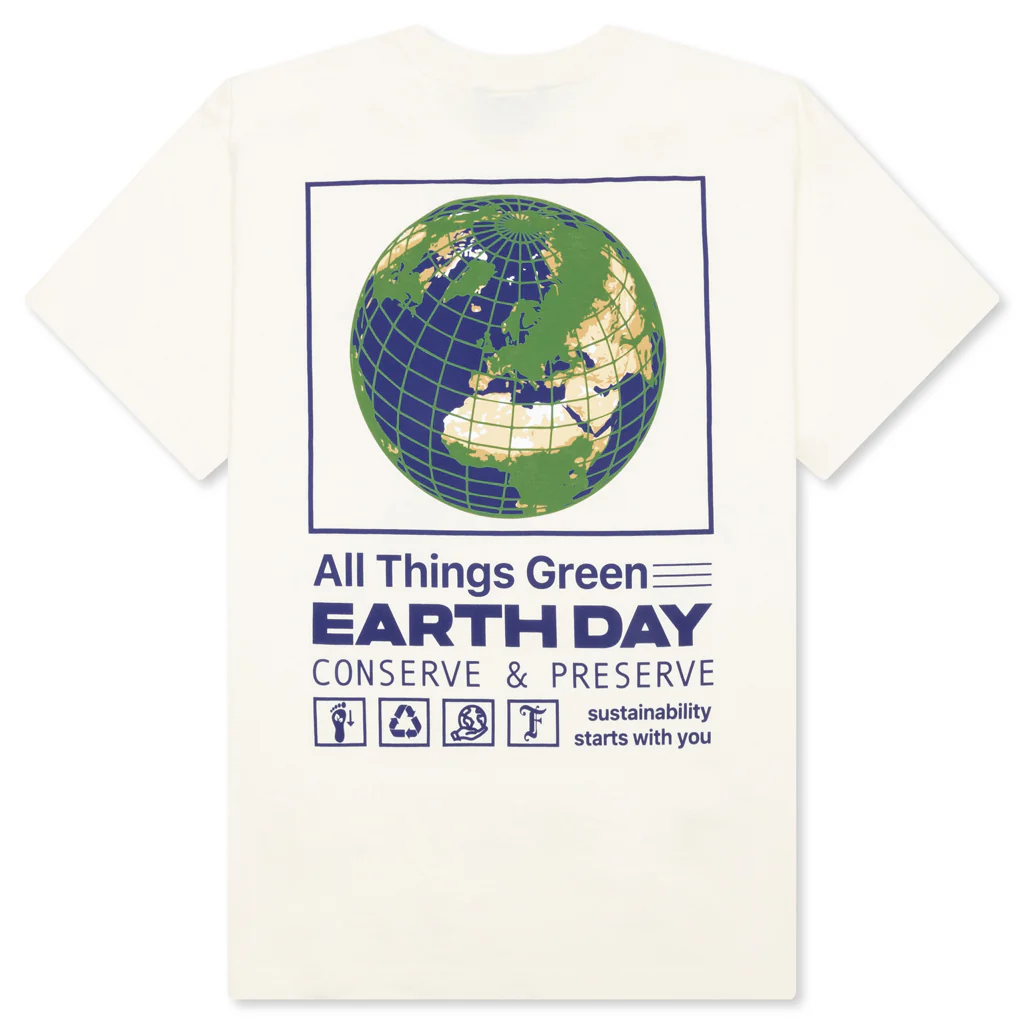 Preserved Globally Tee - Cannoli Cream - Image 2