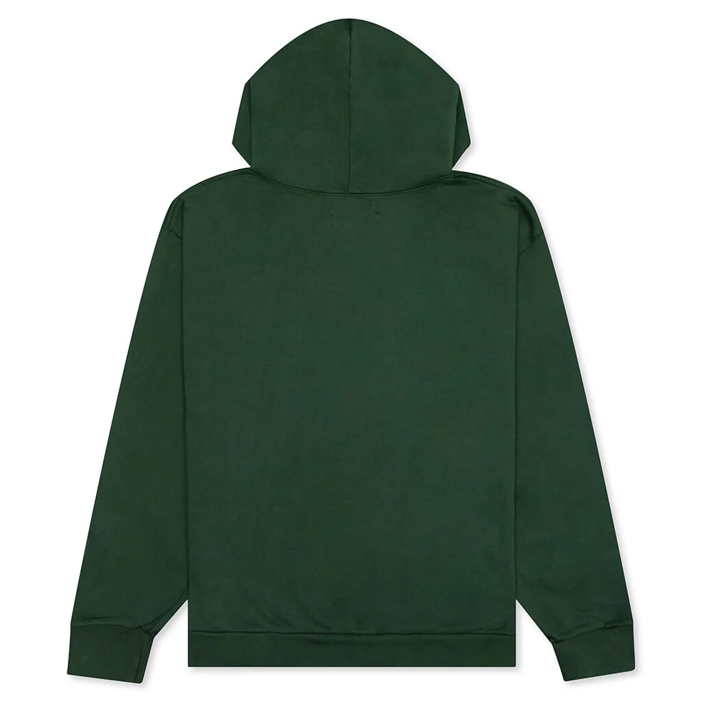 Puffed Hoodie - Dark Green - Image 2