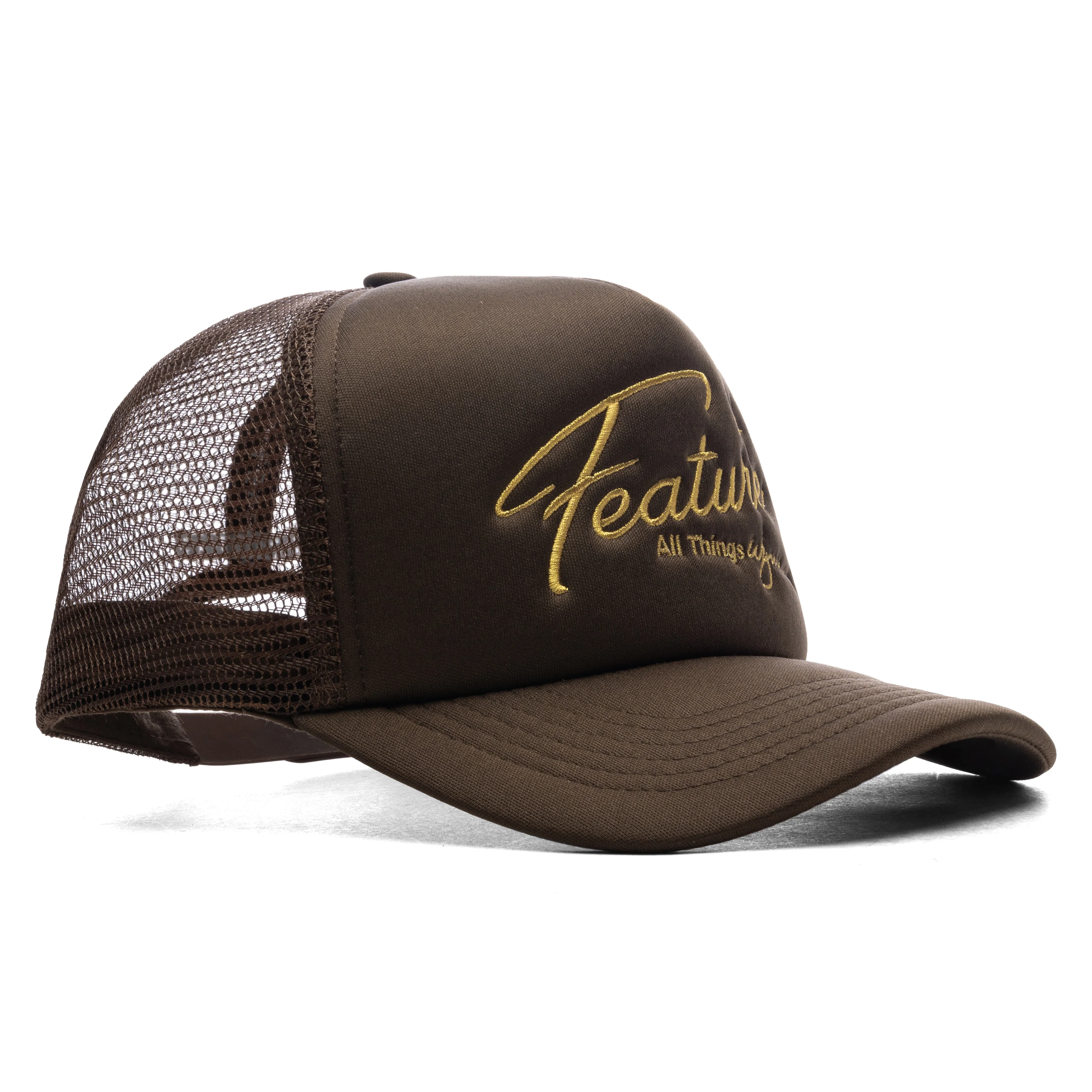 Feature x Wynn Shine Trucker - Walnut Brown - Image 3