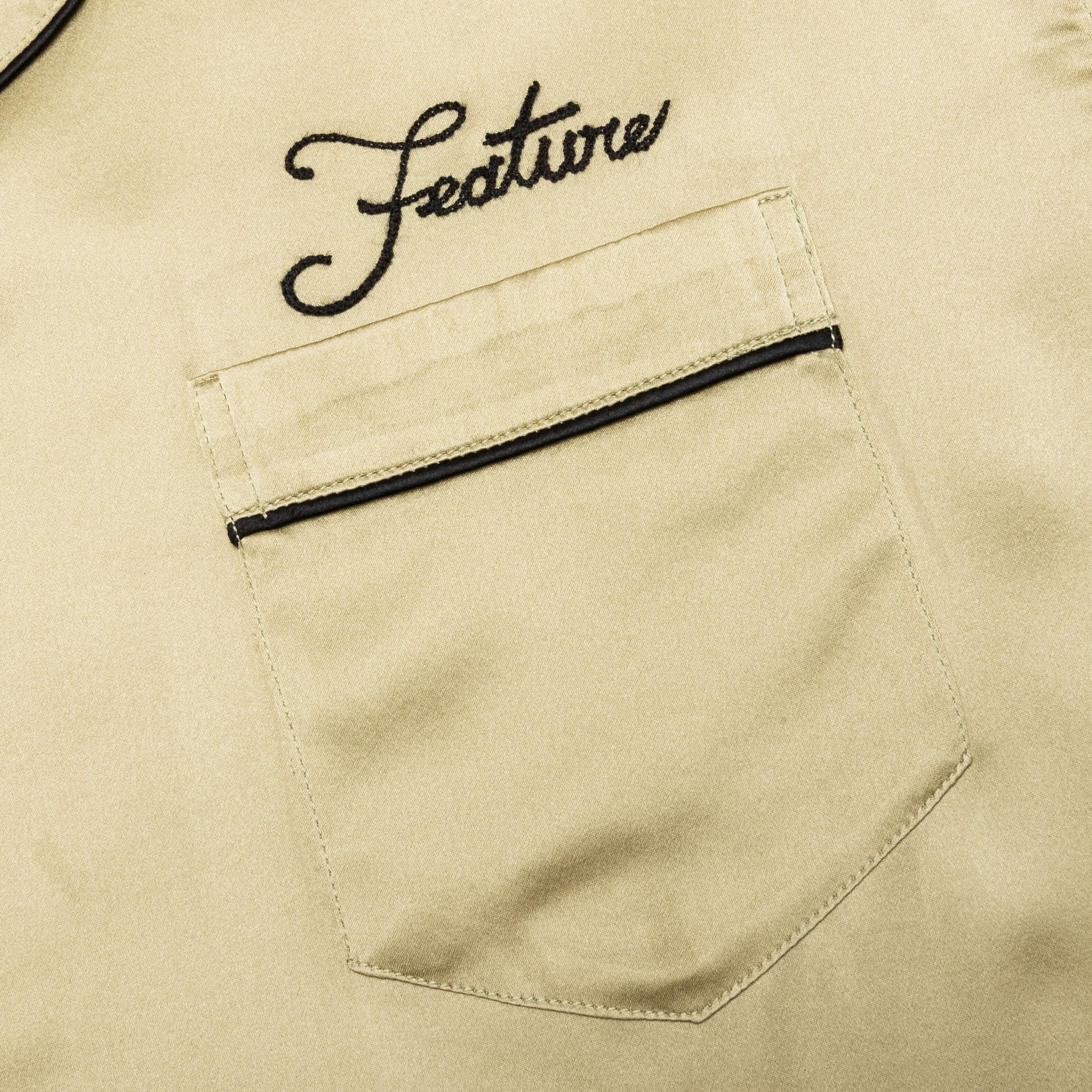 Baptiste Silk Shirt - Gold - Image 4