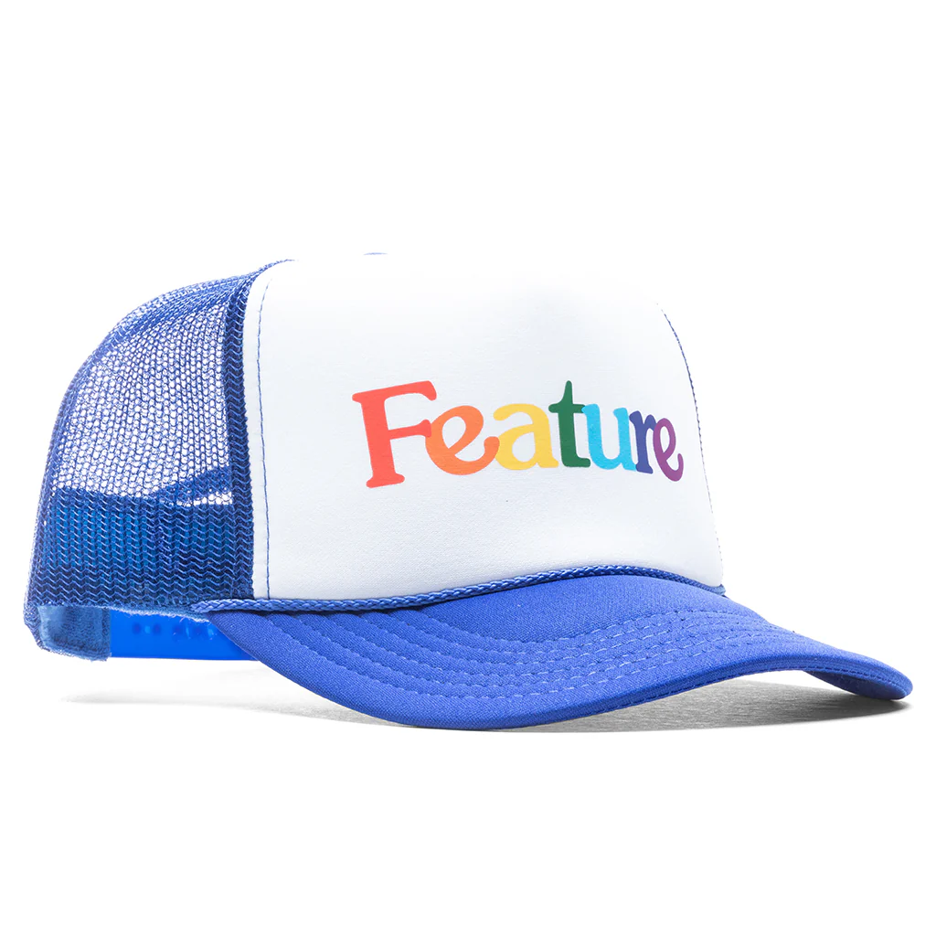 Spectrum Trucker Hat - Blue/White - Image 3