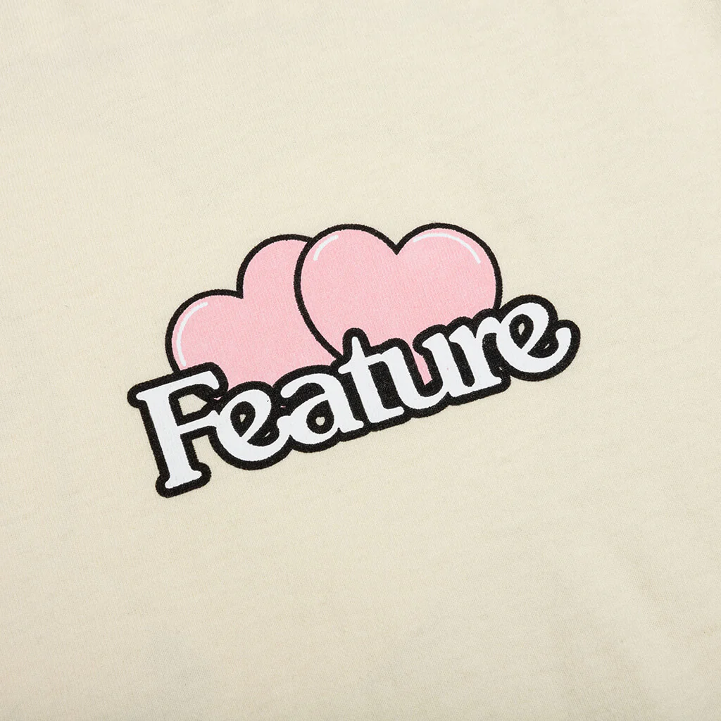 Spread the Love Tee - Cannolli Cream/Pink - Image 3