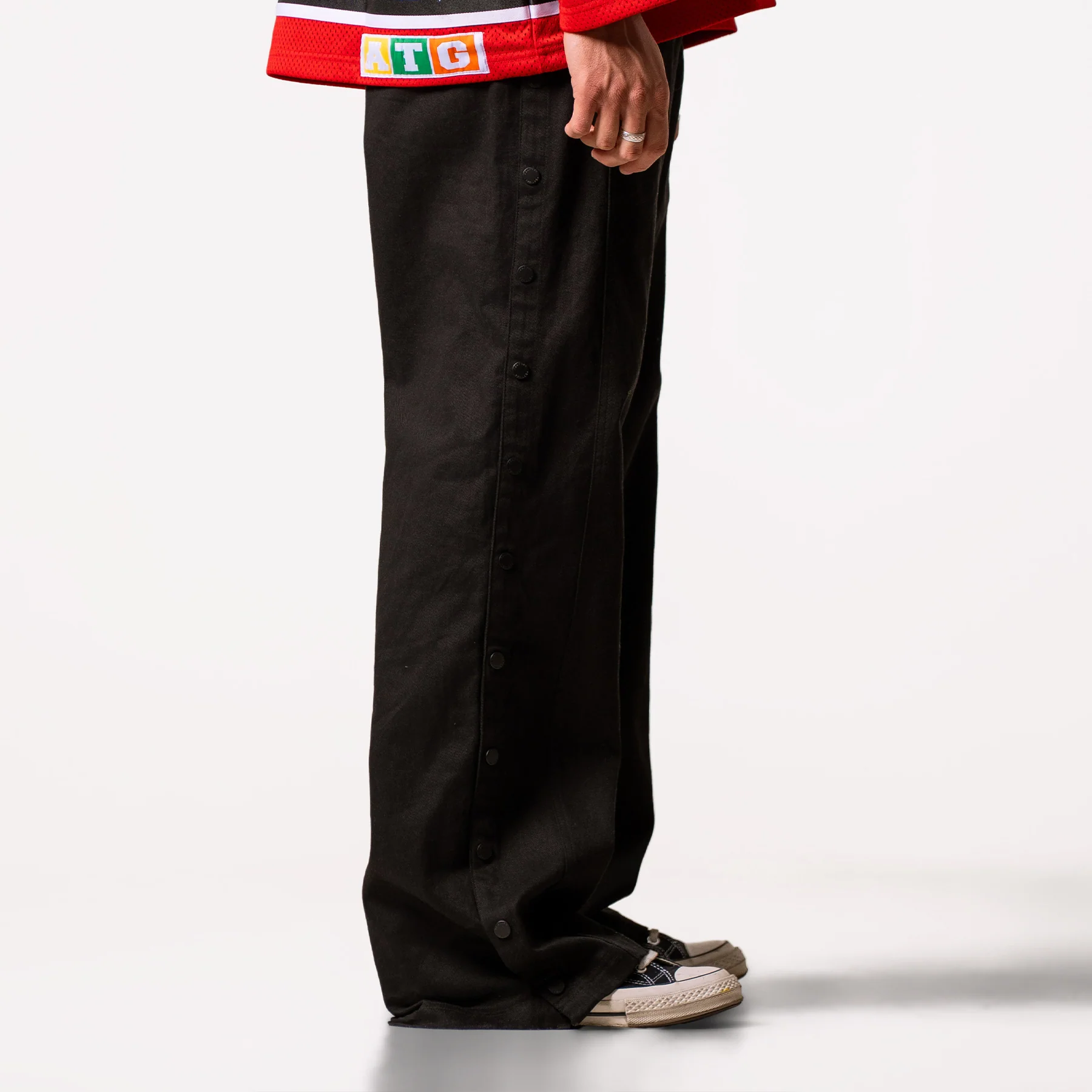 Miguel Tear Away Trouser - Black - Image 10