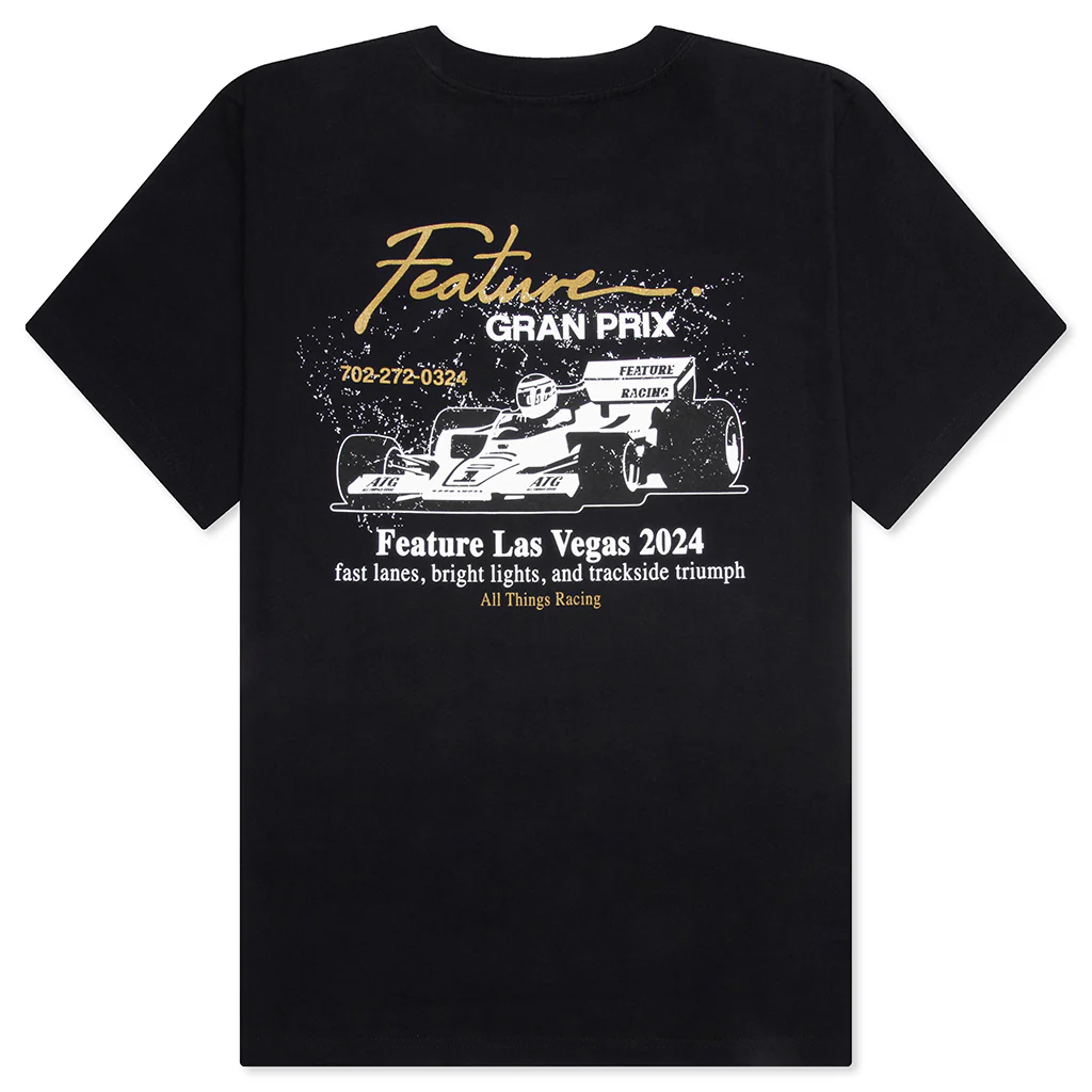 Trackside Tee - Black - Image 2