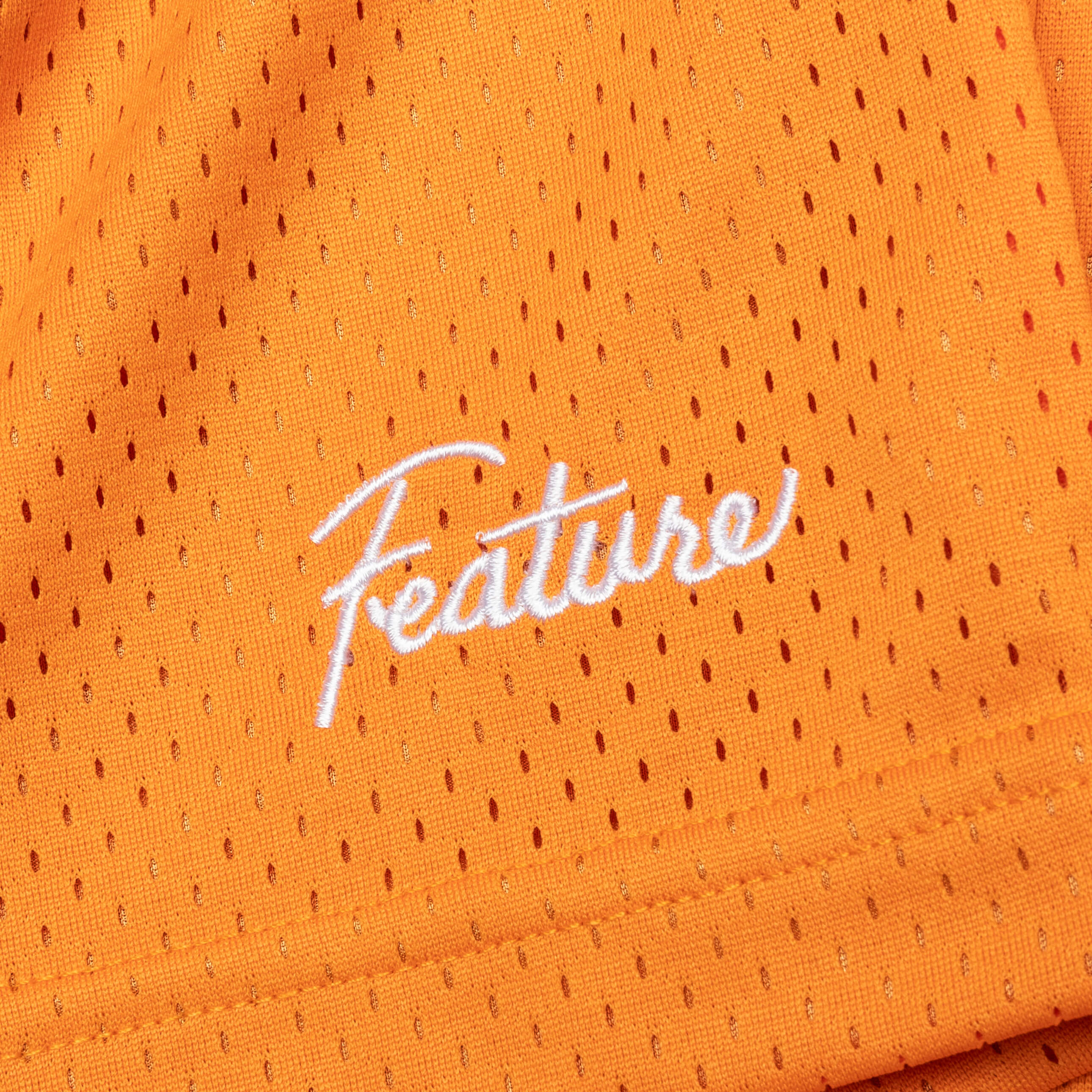 West Mesh Shorts - Orange - Image 3