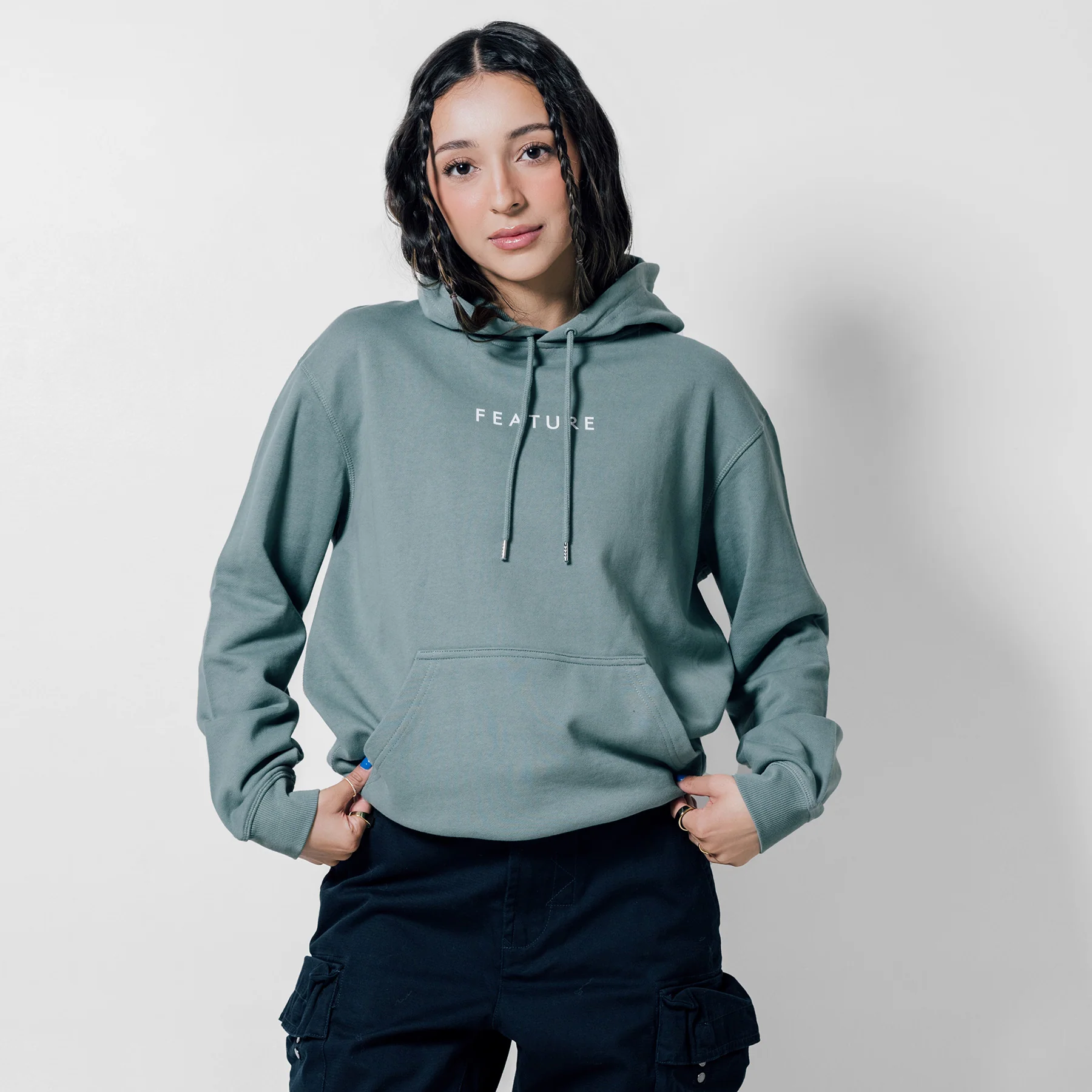 Women's Logo Hoodie - Black - Image 6