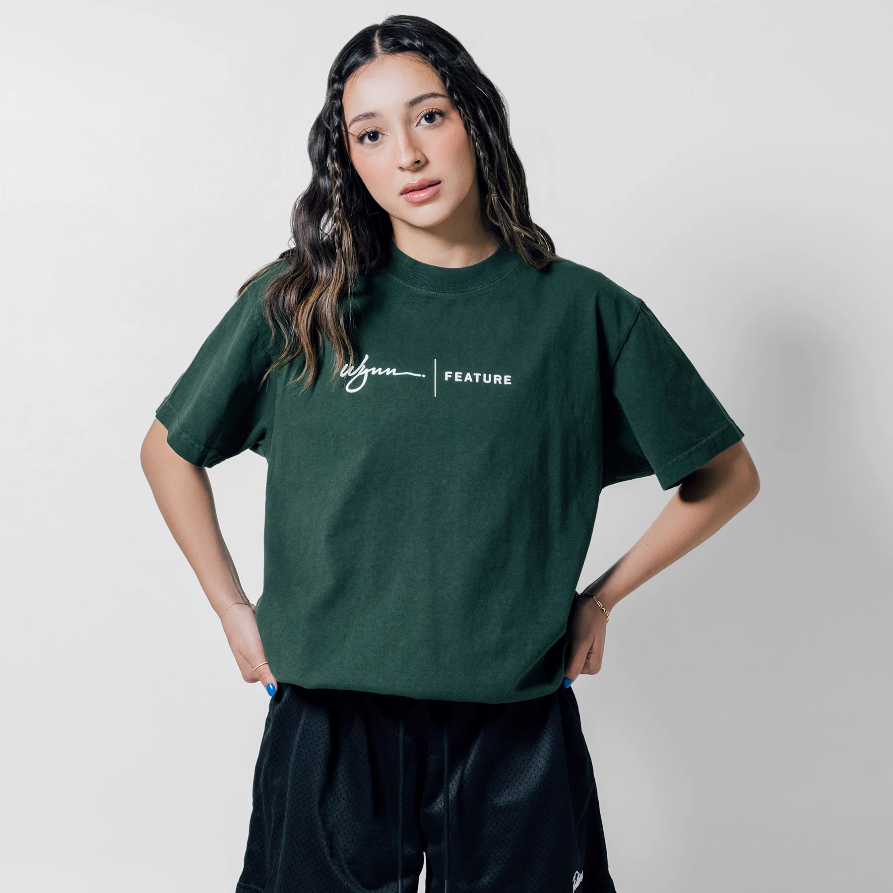 Feature x Wynn Logo Lock Up Tee - Black - Image 6