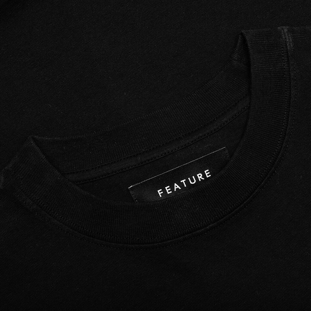 Feature x Wynn Logo Lock Up Tee - Black - Image 3