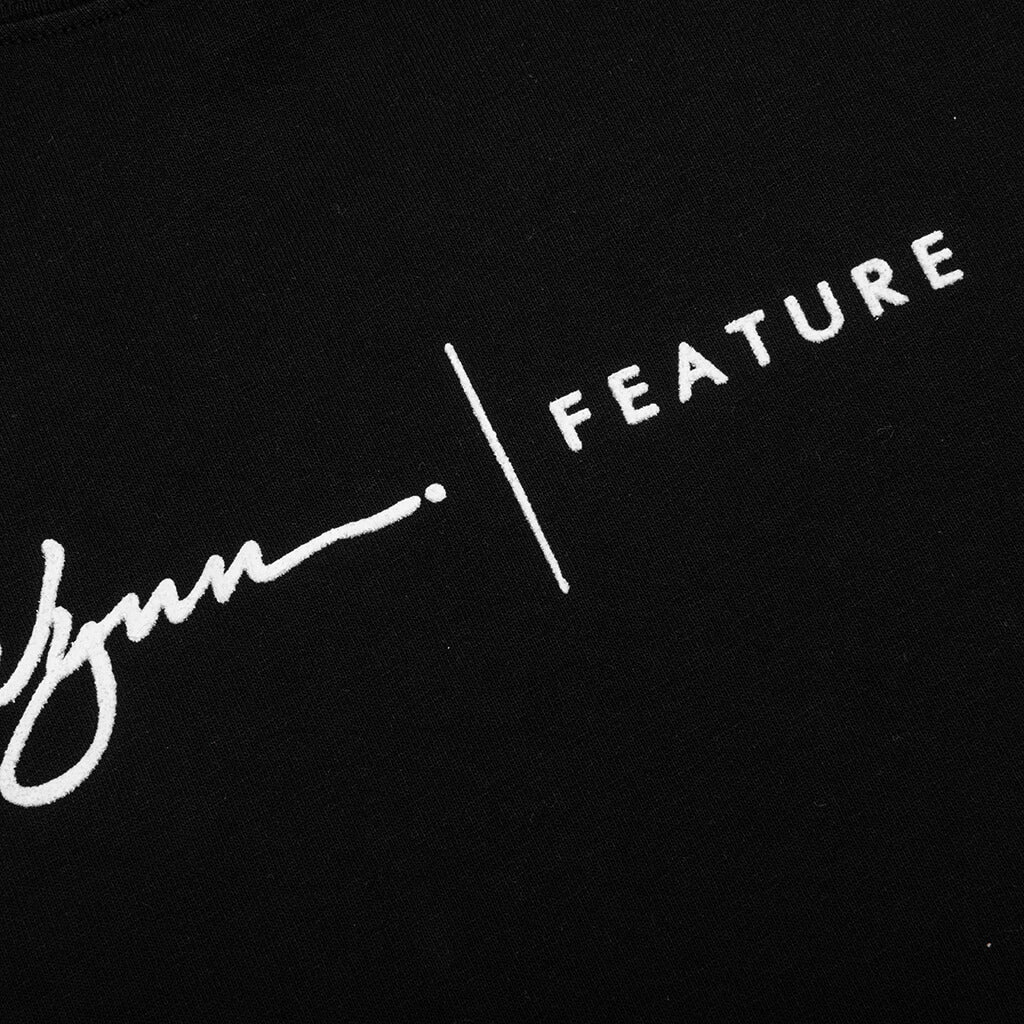Feature x Wynn Logo Lock Up Tee - Black - Image 4