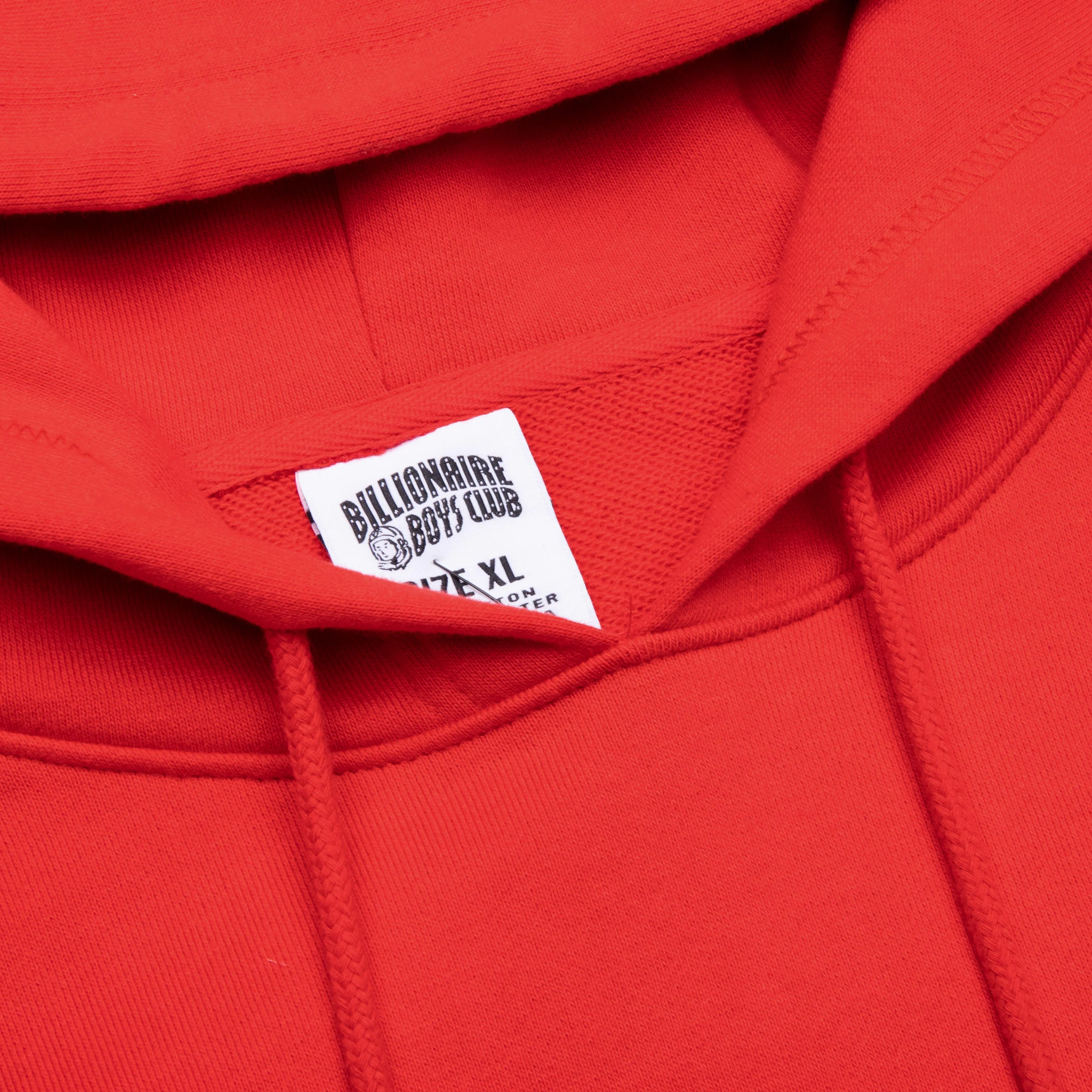 Feature x Billionaire Boys Club Las Vegas Hoodie - Tomato Red - Image 3