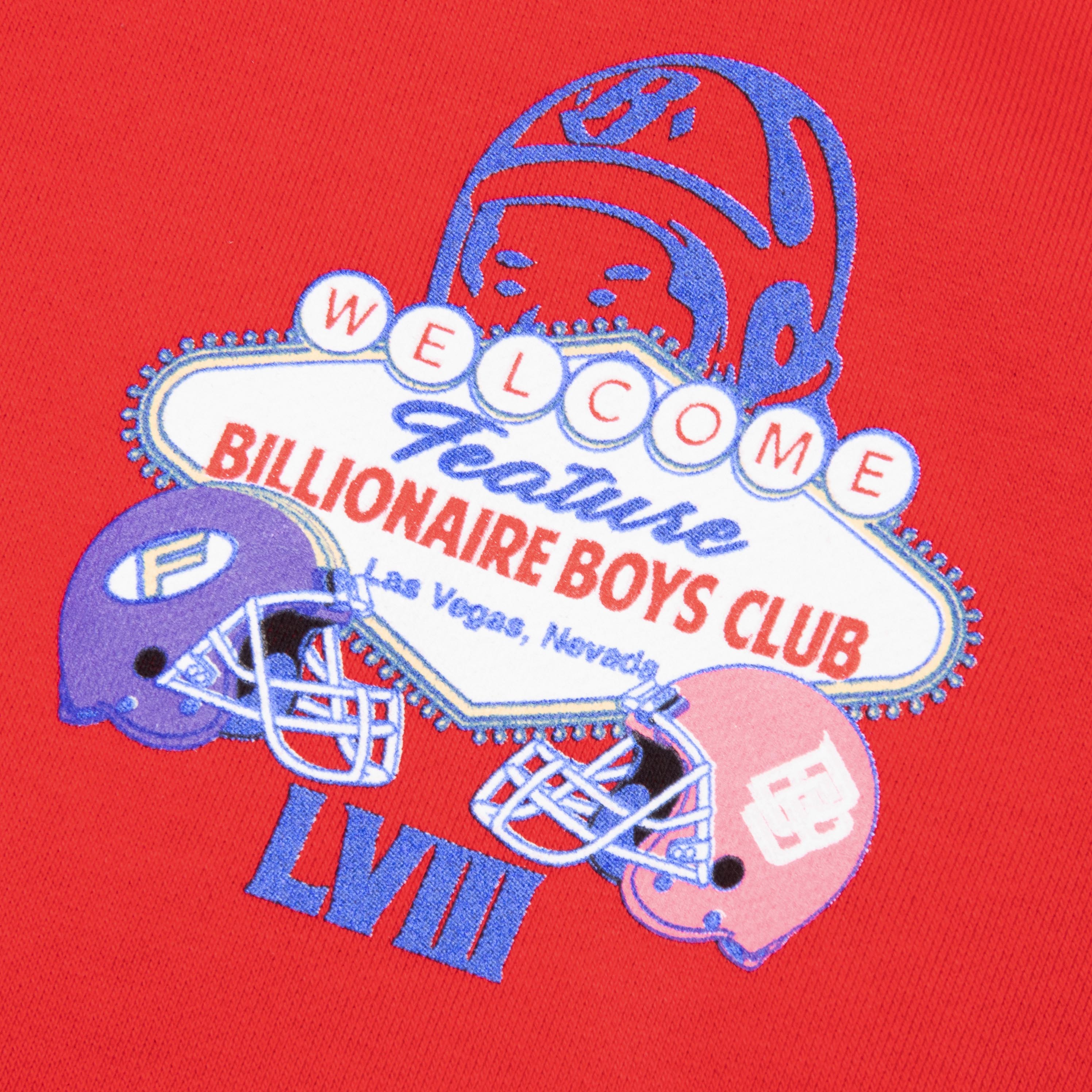 Feature x Billionaire Boys Club Las Vegas Hoodie - Tomato Red - Image 4
