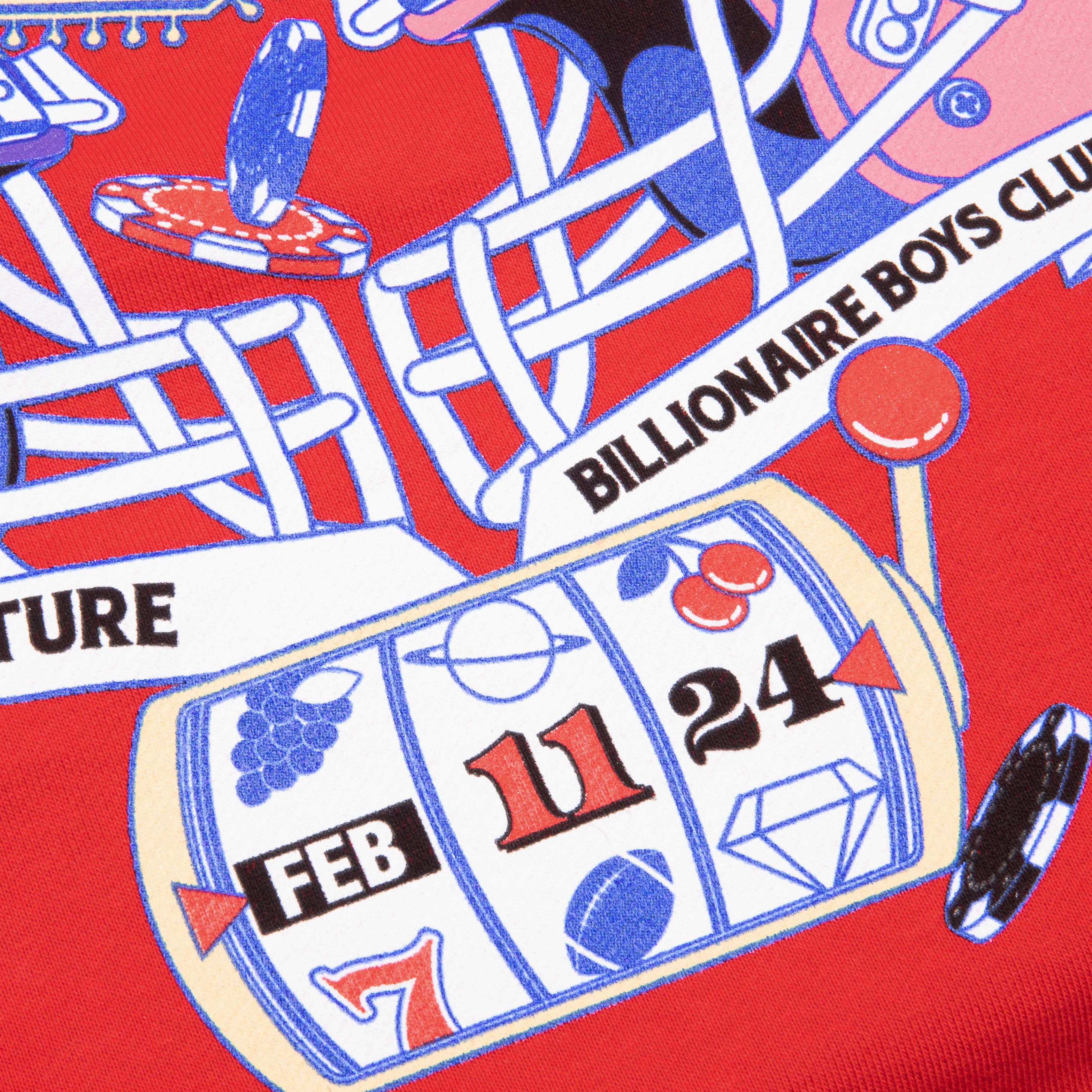 Feature x Billionaire Boys Club Las Vegas Hoodie - Tomato Red - Image 7