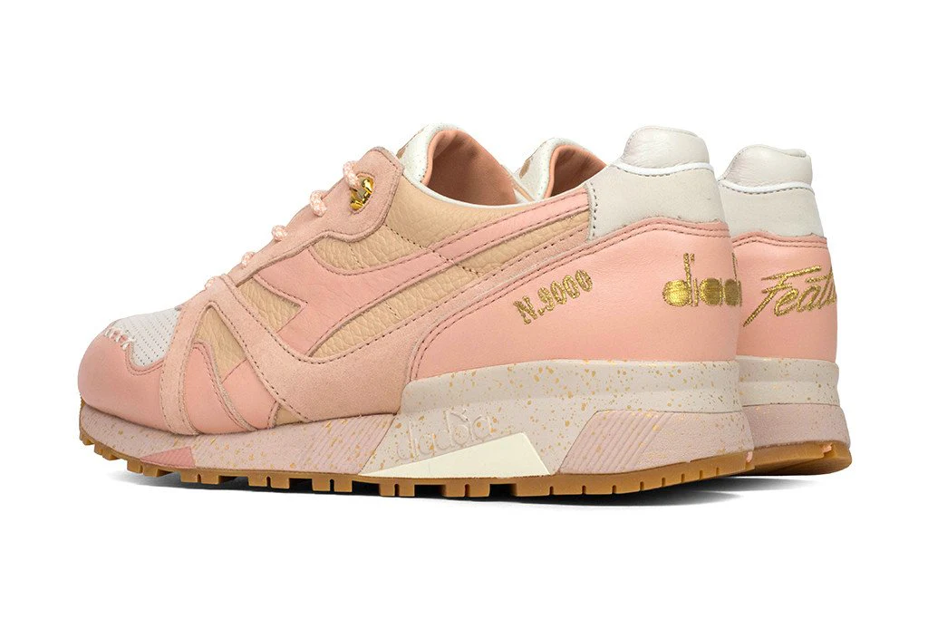 Feature x Diadora N9000 'Strawberry' - Peach Nougat - Image 3