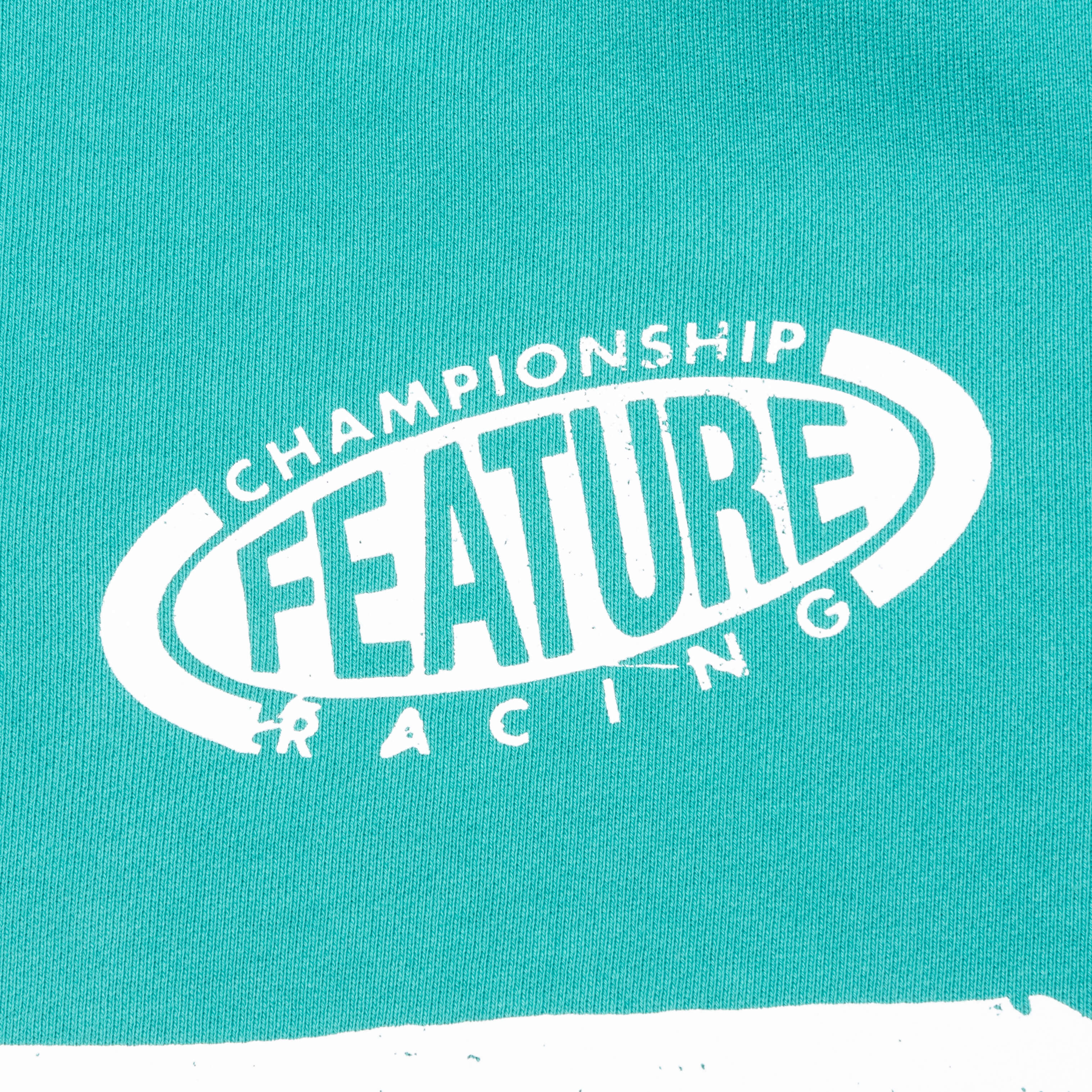 Feature x Honor The Gift Racing Club Hoodie - Vintage Green - Image 5