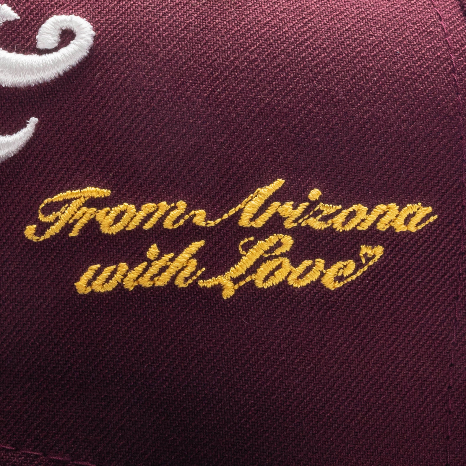 Feature x New Era AZ 59FIFTY Fitted - Maroon/Black - Image 2