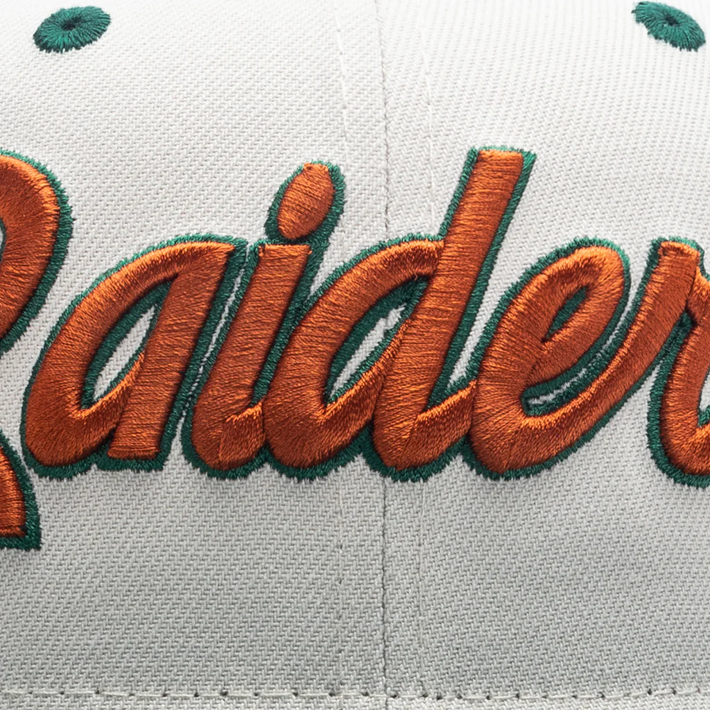 Feature x New Era 59FIFTY Fitted Las Vegas Raiders - Stone/Emerald Green - Image 2