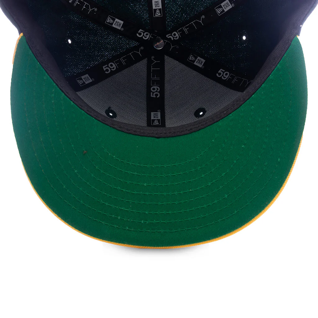 Feature x New Era 59FIFTY Fitted Wool - Dark Green/Yellow - Image 7