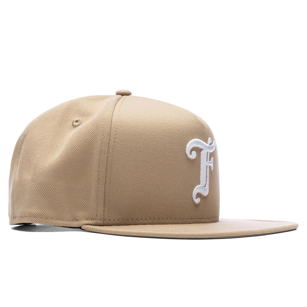 FEATURE x New Era 9Fifty A-Frame Old English F Snapback - Camel - Image 3