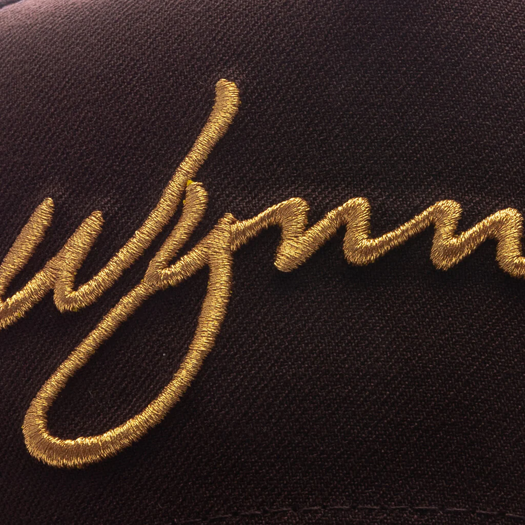 FEATURE x Wynn New Era 9FORTY Plaza A-Frame Snapback - Burnt Wood - Image 2