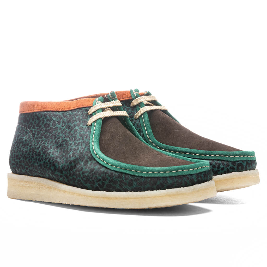 Feature x Padmore & Barnes P404 Original Boot - Green/Brown - Image 2