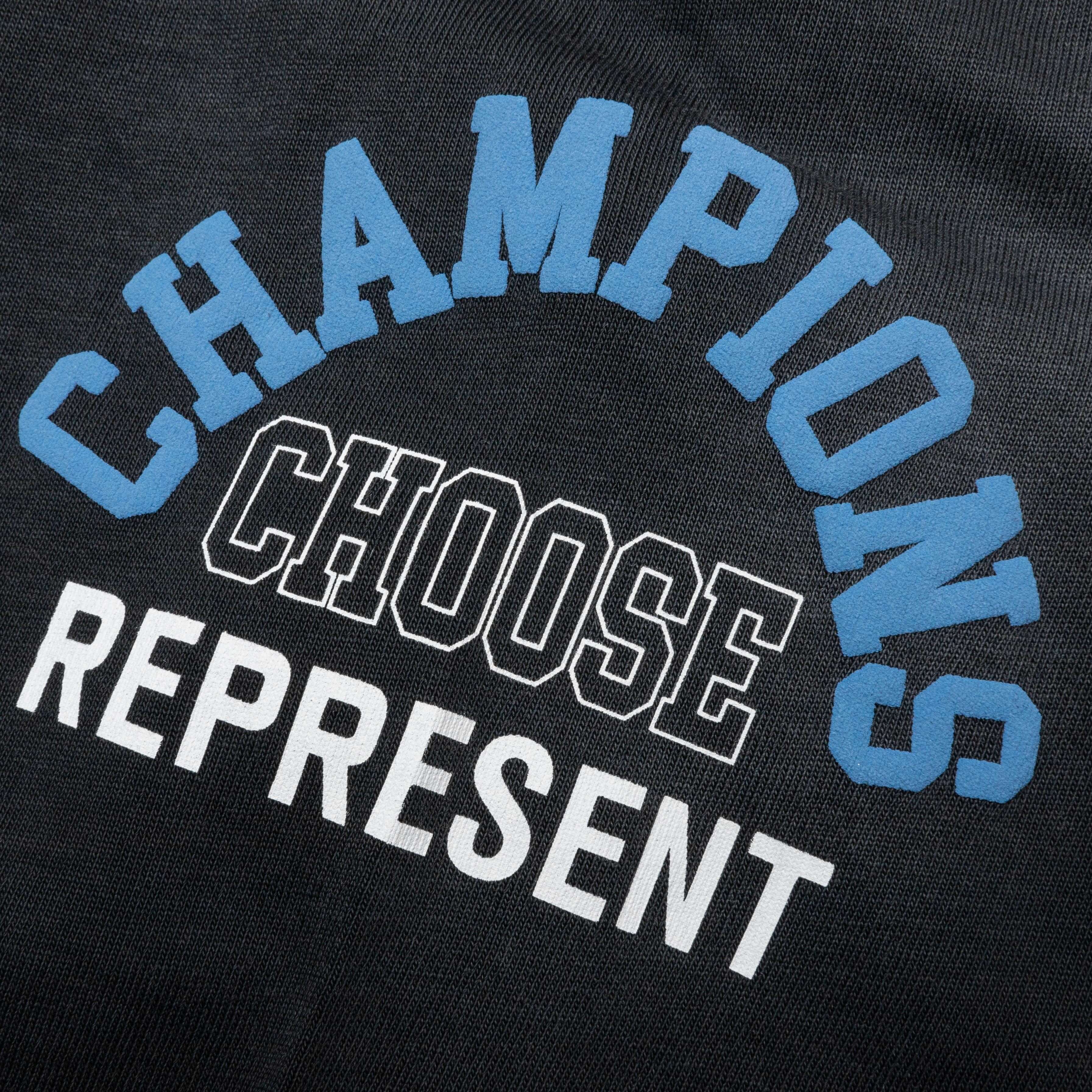 Feature x Represent Champion Rings T-Shirt - Stained Black - Image 5