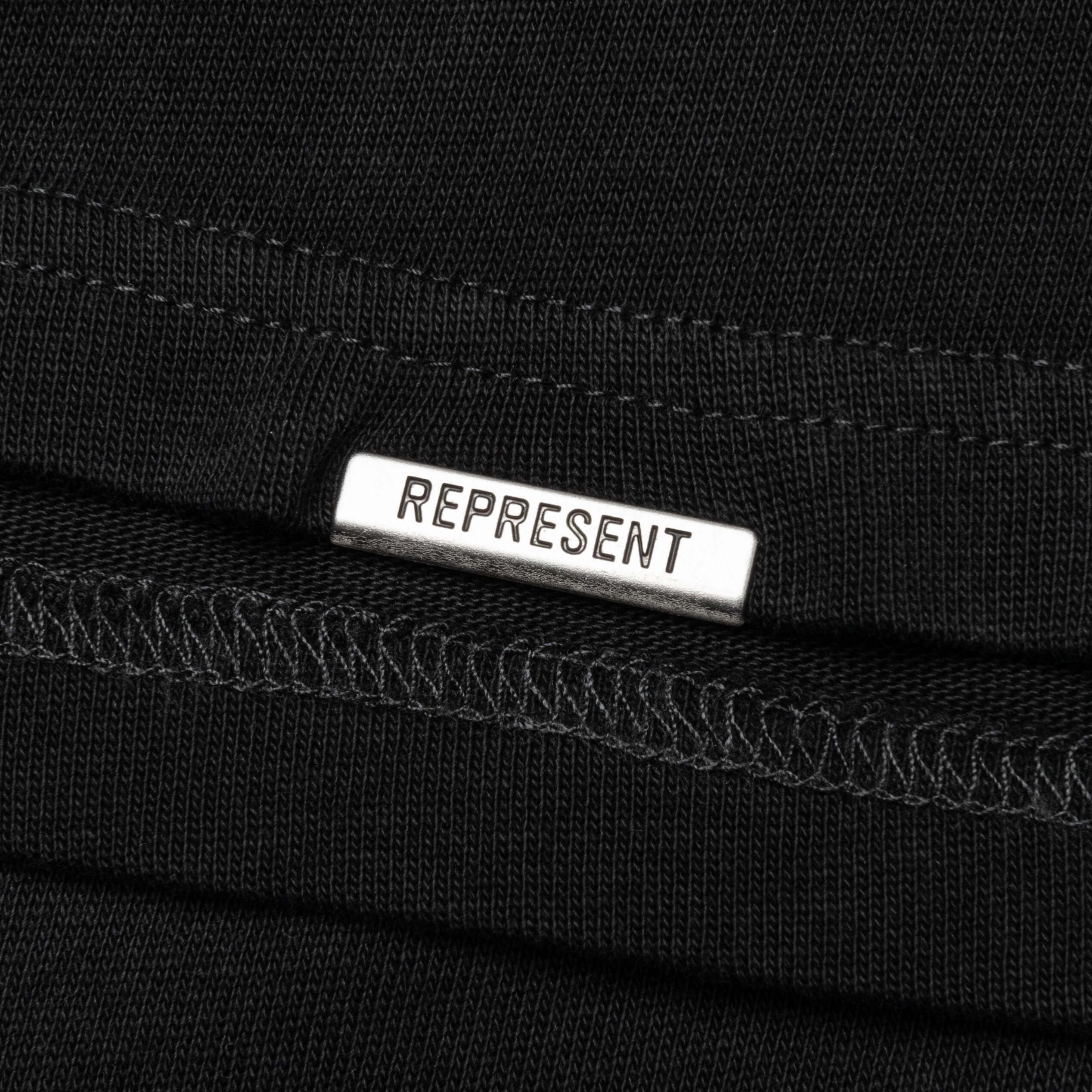 Feature x Represent Head 2 Head T-Shirt - Stained Black - Image 5