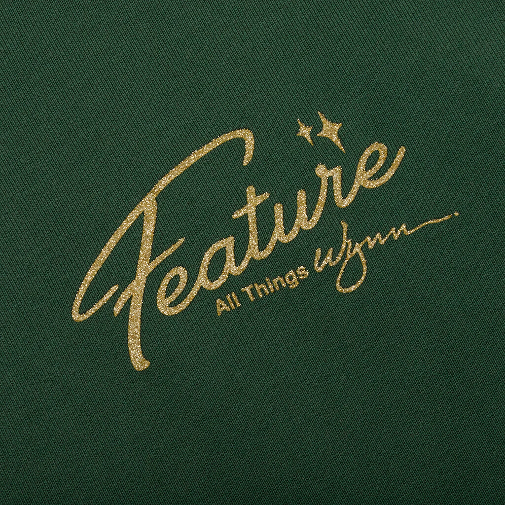 Wynn Shine Hoodie - Dark Green - Image 3