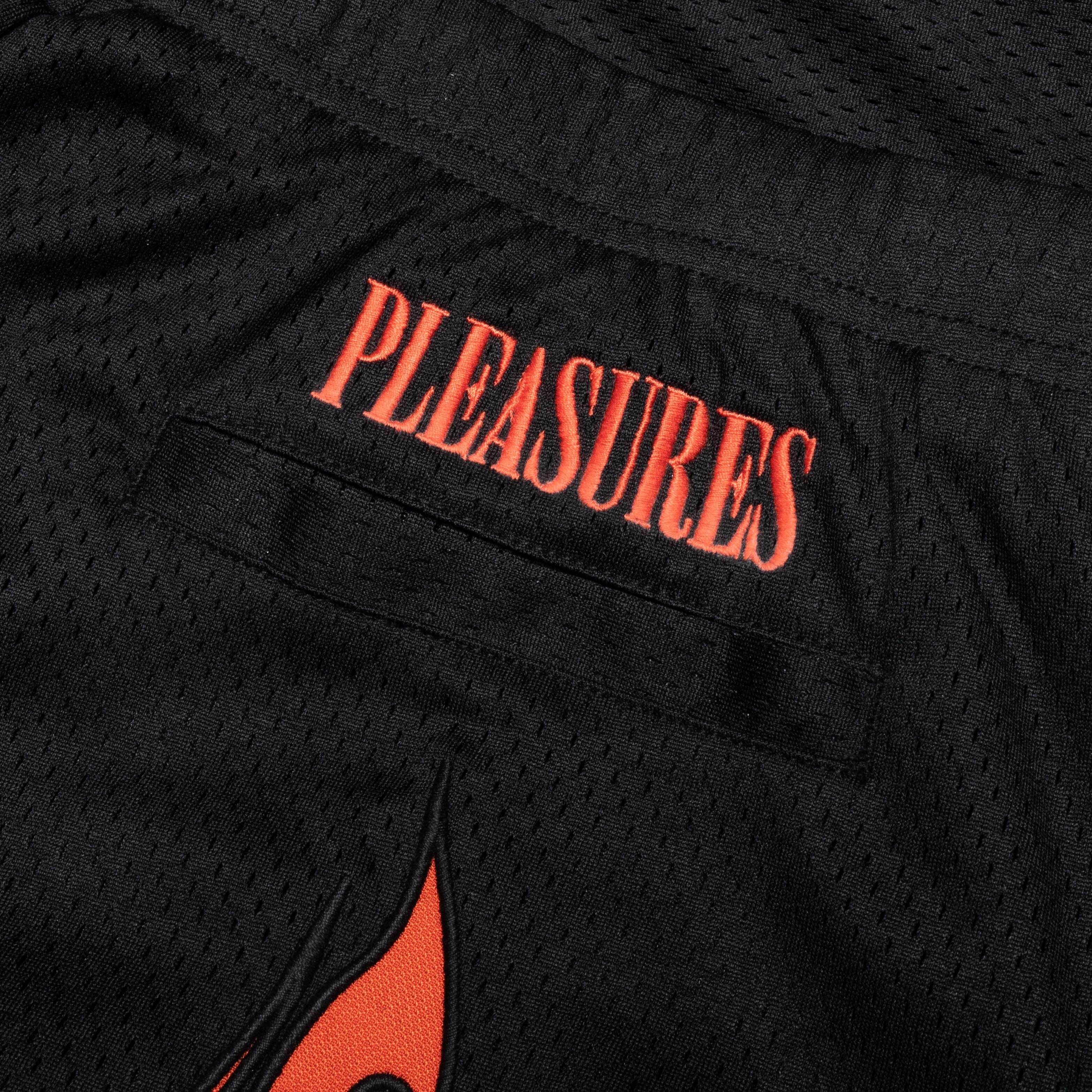 Flame Mesh Shorts - Black - Image 3