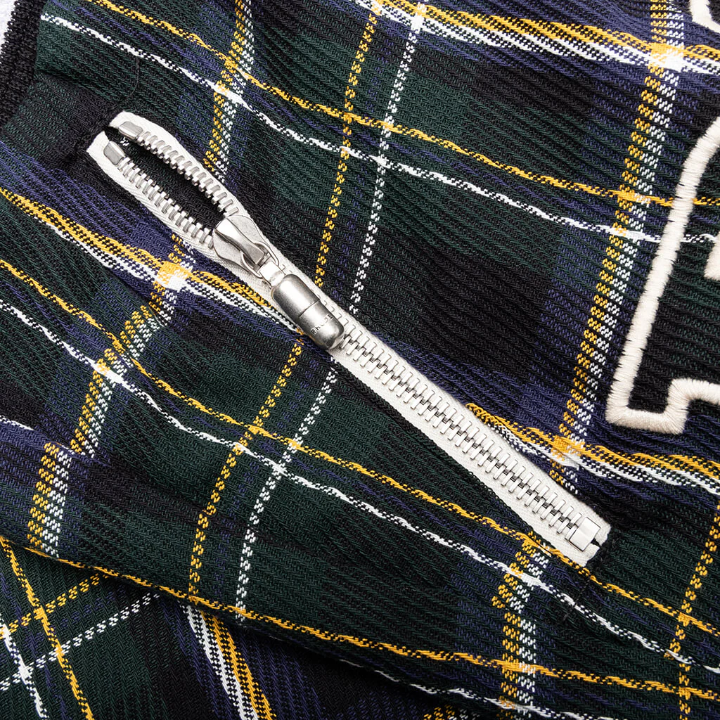 Flannel Court Logo Short - Multi/Green - Image 4