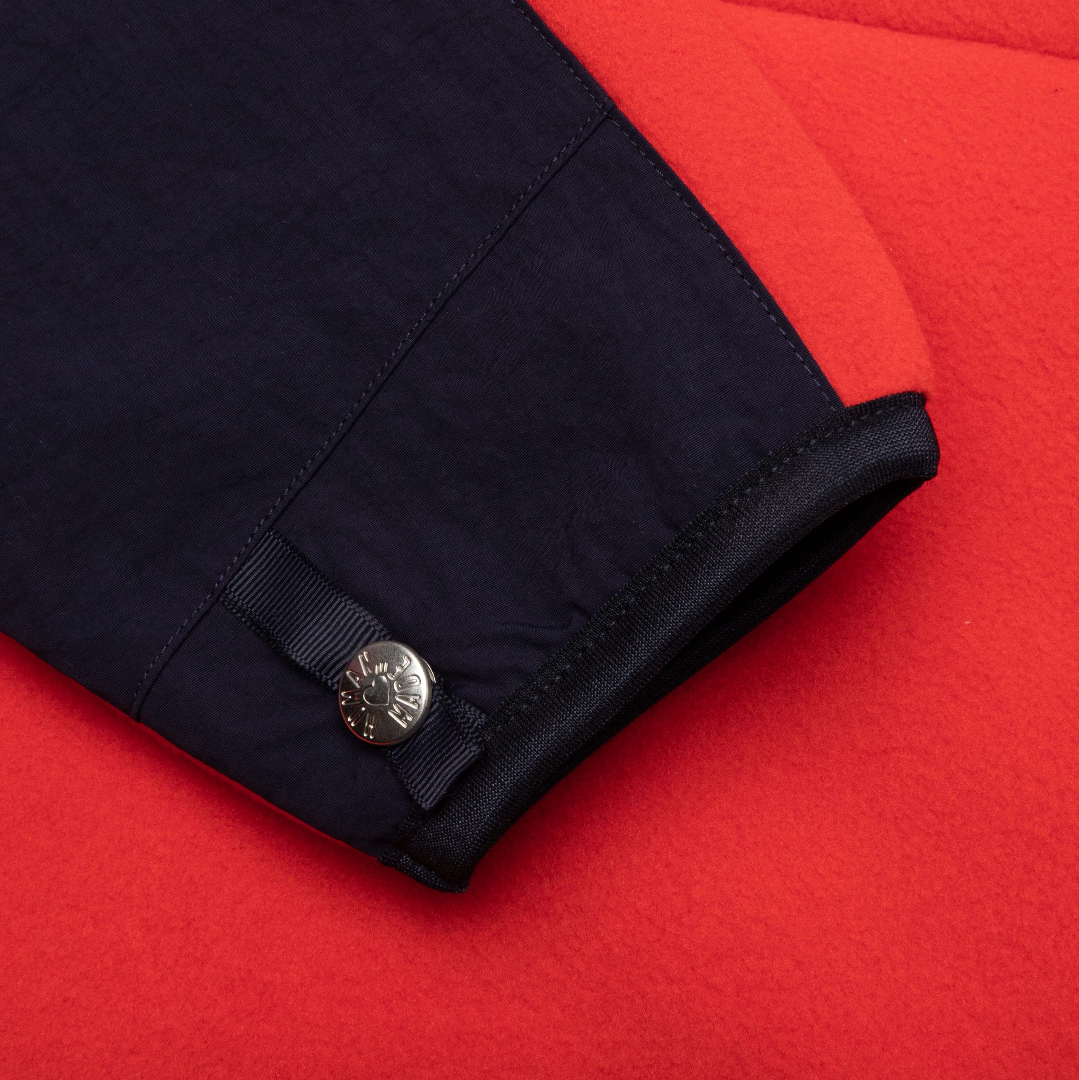 Fleece Half Zip Jacket - Red - Image 5