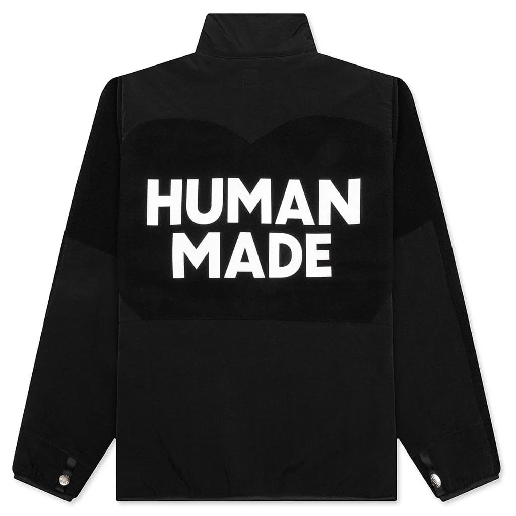 Fleece Jacket - Black - Image 2