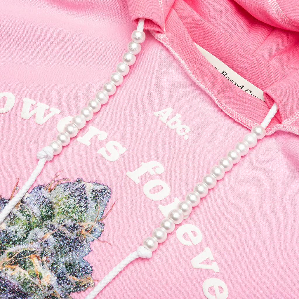 Flowers Forever Hoodie - Pink - Image 6