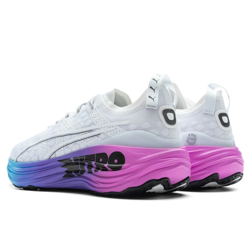Foreverrun Nitro Sunset - White/Luminous Blue/Electric Orchid - Image 3