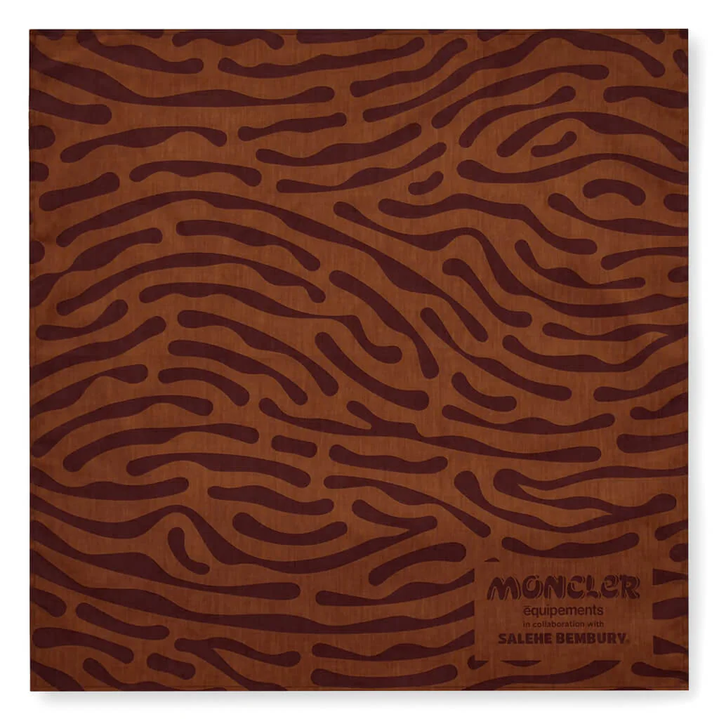 Moncler Genius x Salehe Bembury Printed Cotton Scarf - Dark Orange