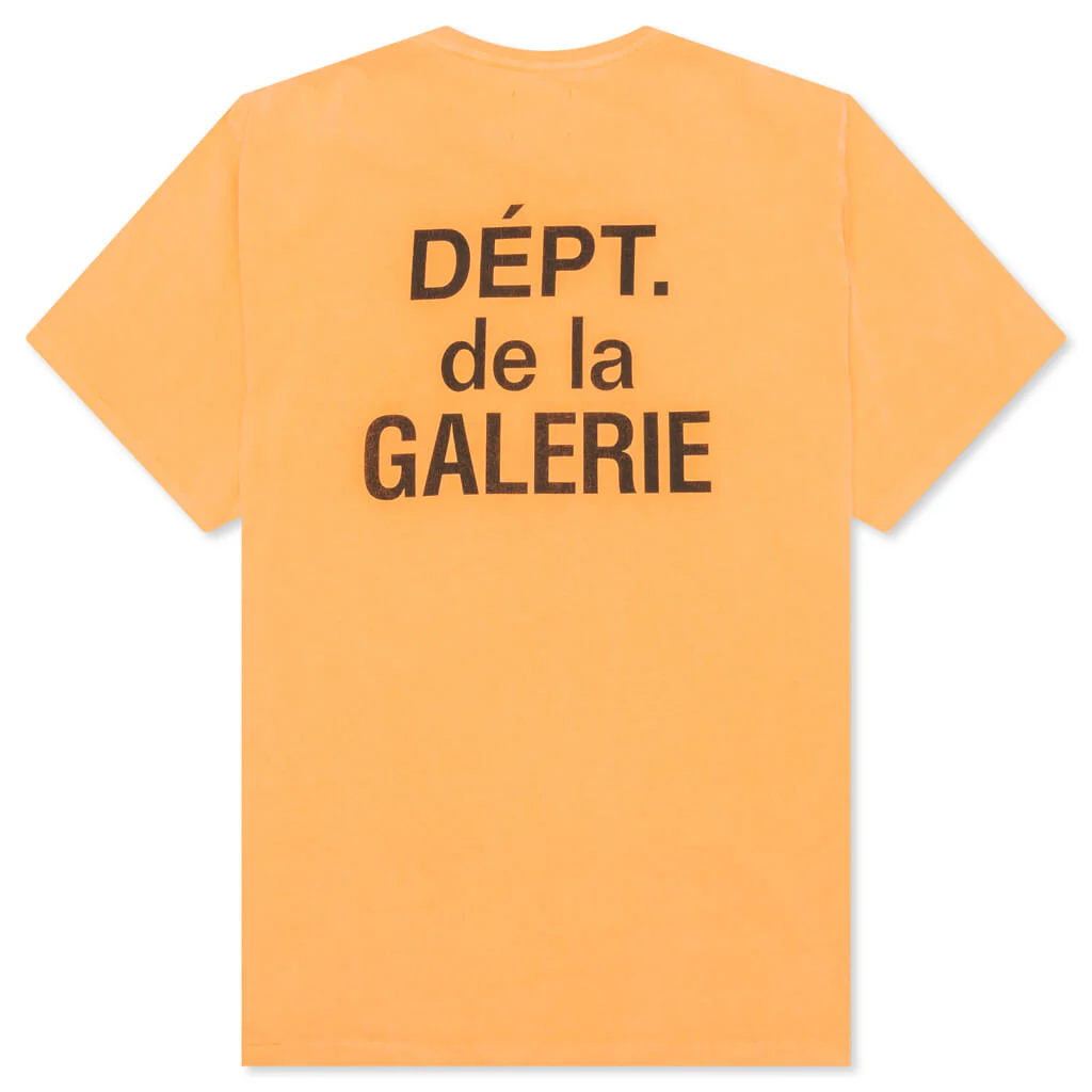 French Tee - Fluorescent Orange - Image 2
