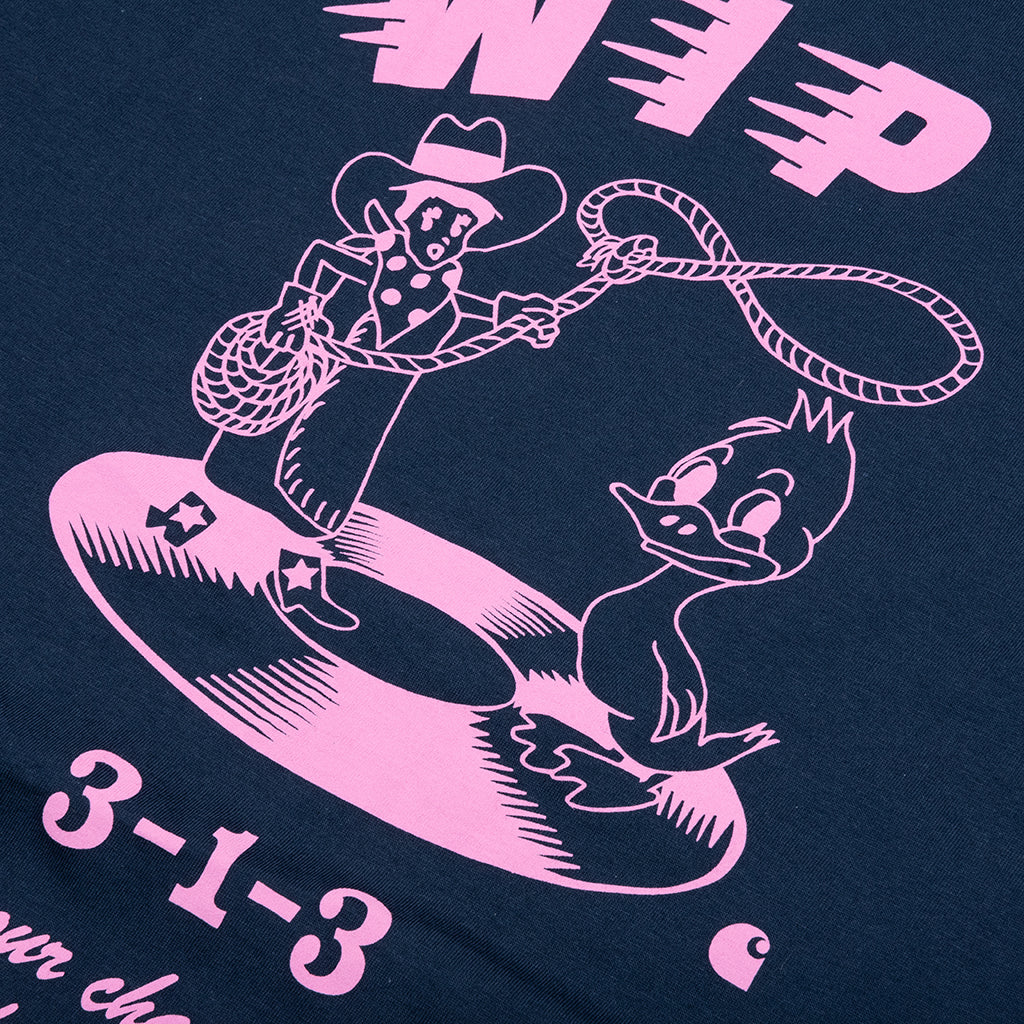 Friendship S/S T-Shirt - Air Force Blue/Light Pink - Image 4