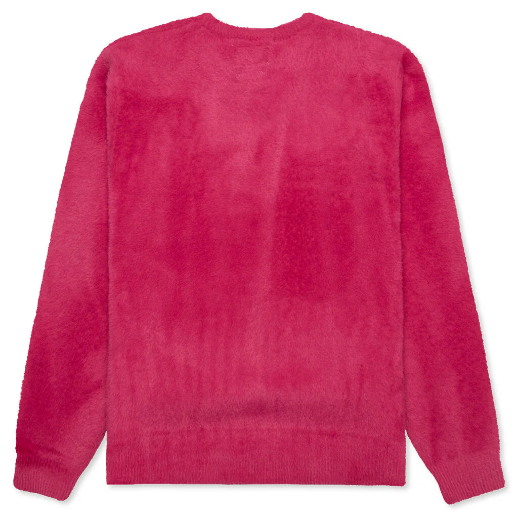 Fuzz L/S Knit - Carmine - Image 2