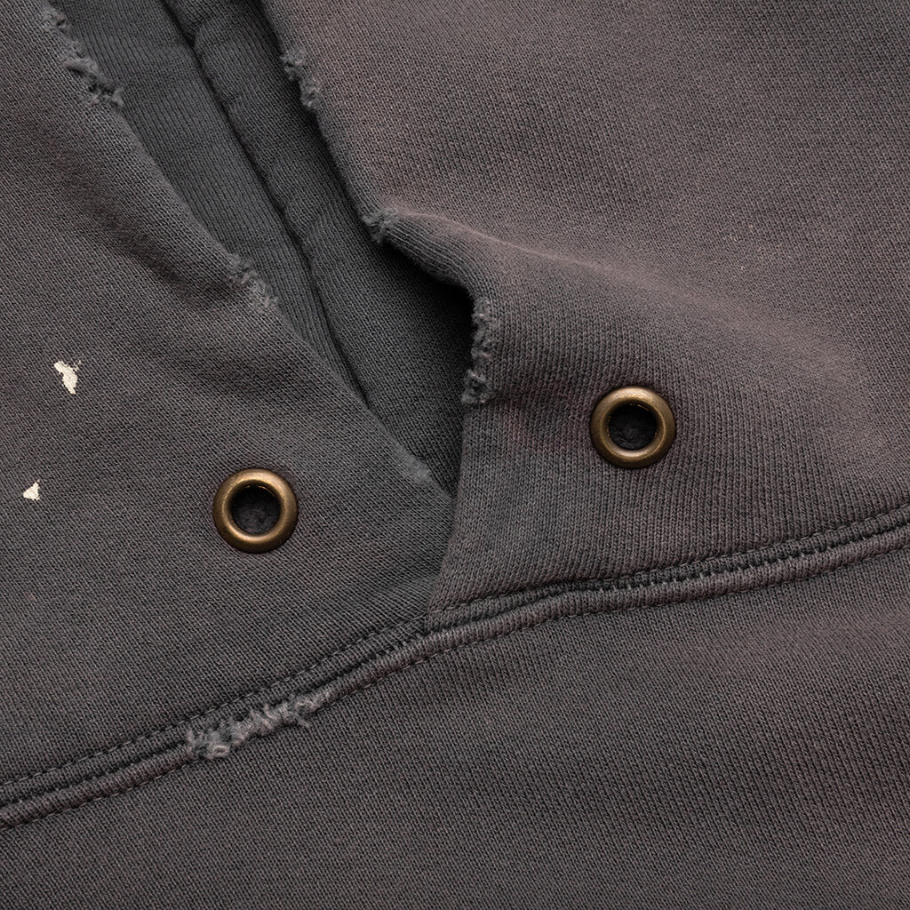 90s Recycle Hoodie - Washed Black - Image 3