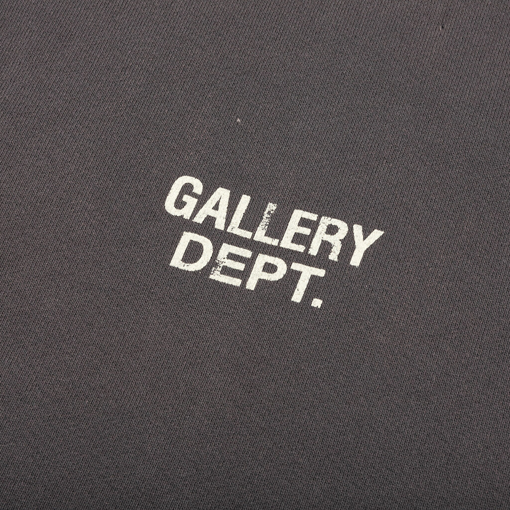 90s Recycle Hoodie - Washed Black - Image 4