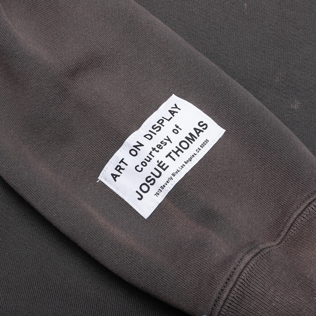90s Recycle Hoodie - Washed Black - Image 5