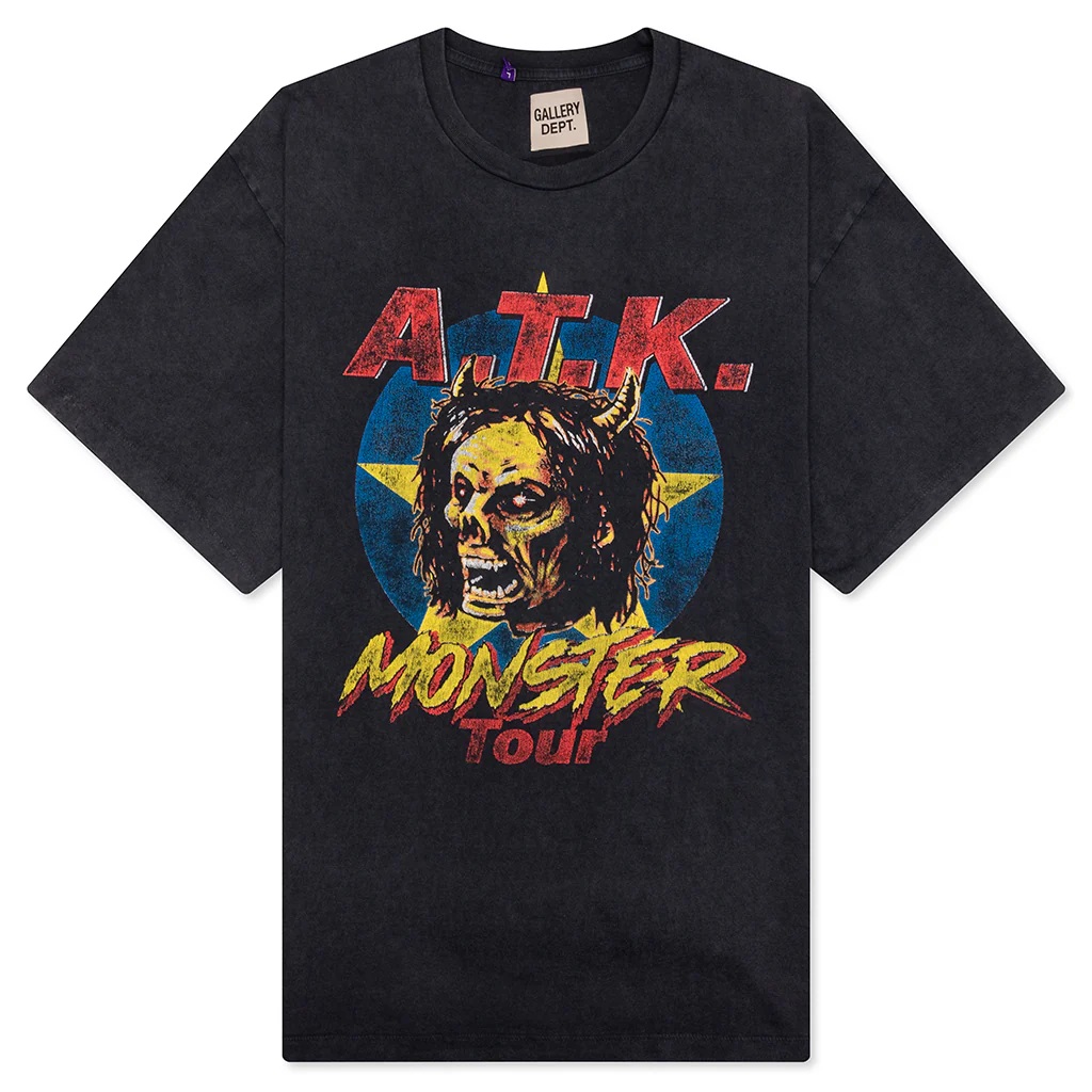 ATK Monster Tour Tee - Vintage Black