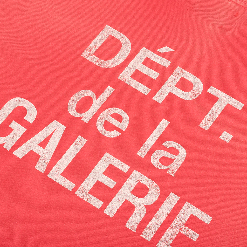 French L/S Tee - Red - Image 4